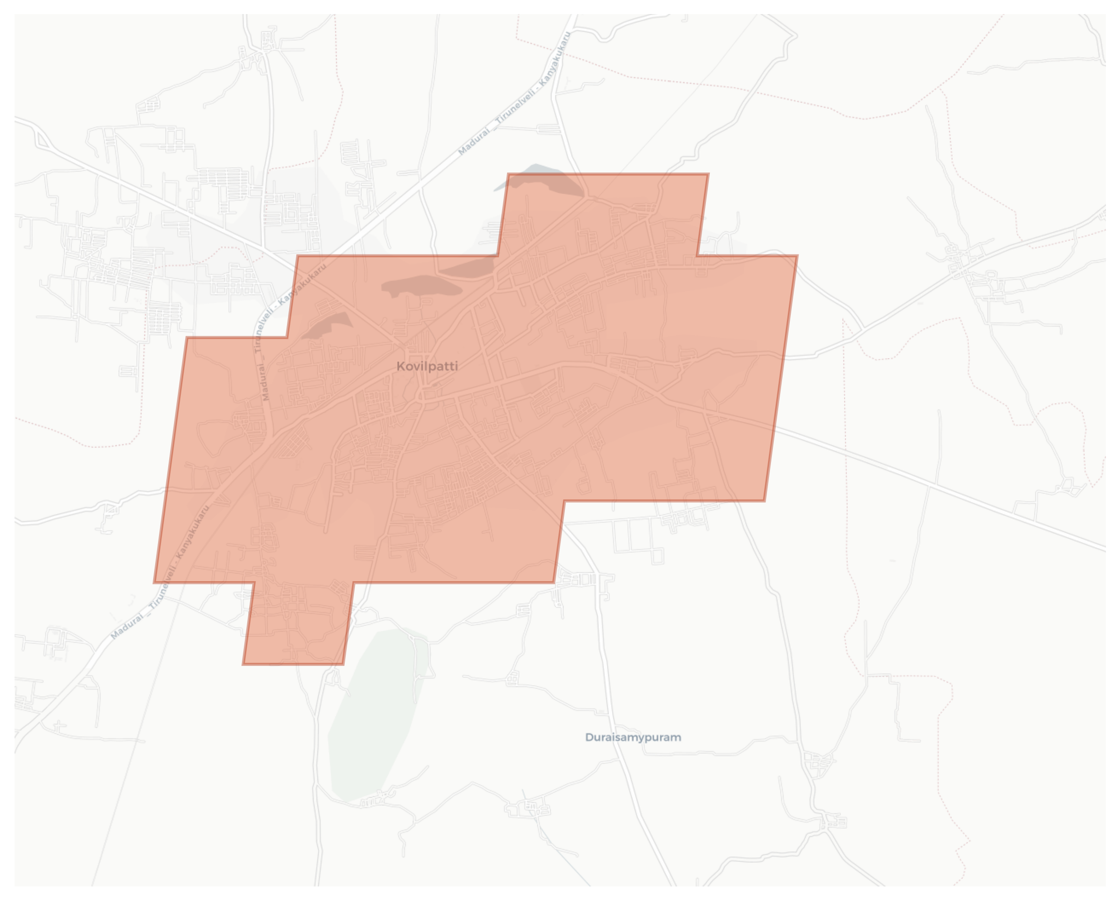 Kovilpatti geographic map