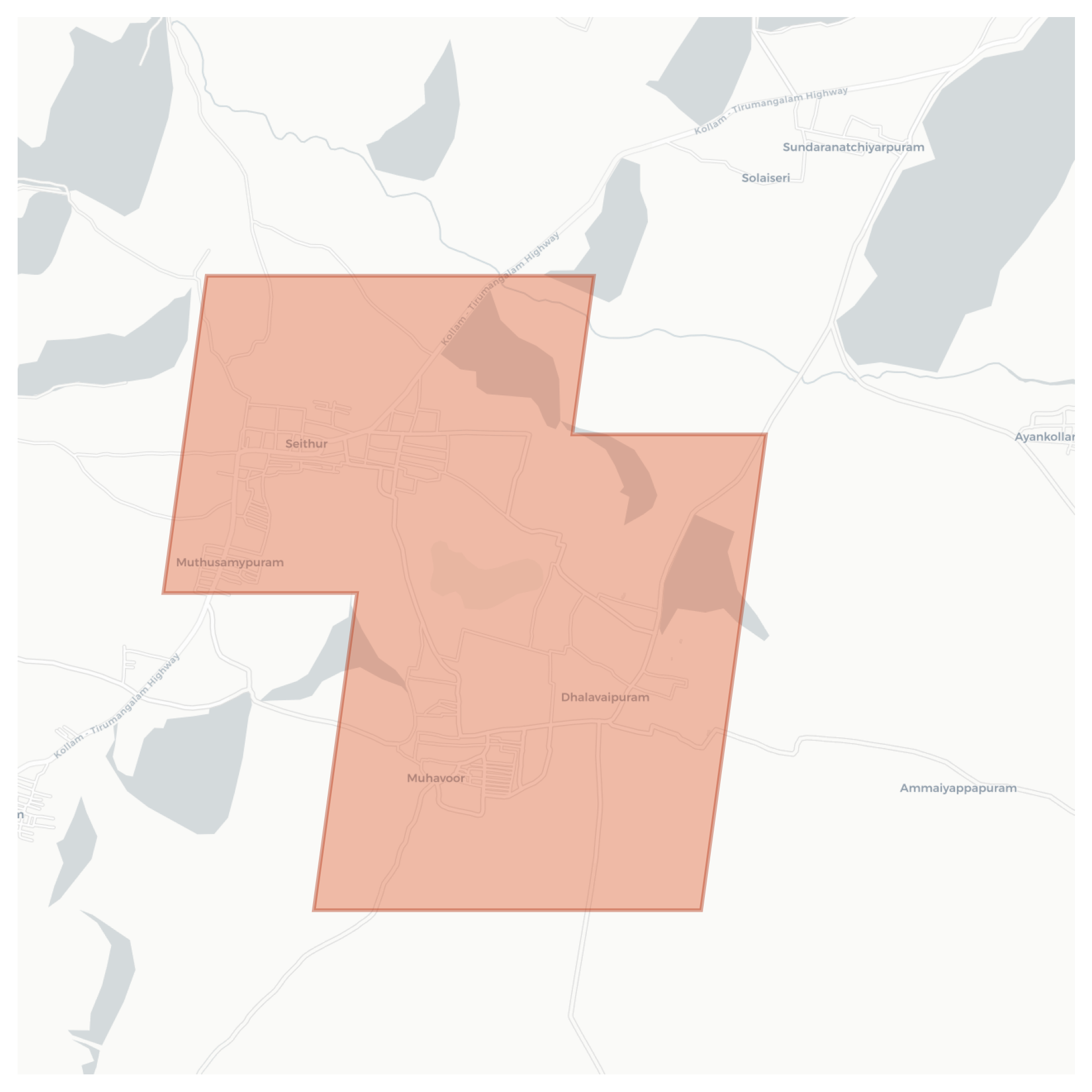 Muhavoor geographic map