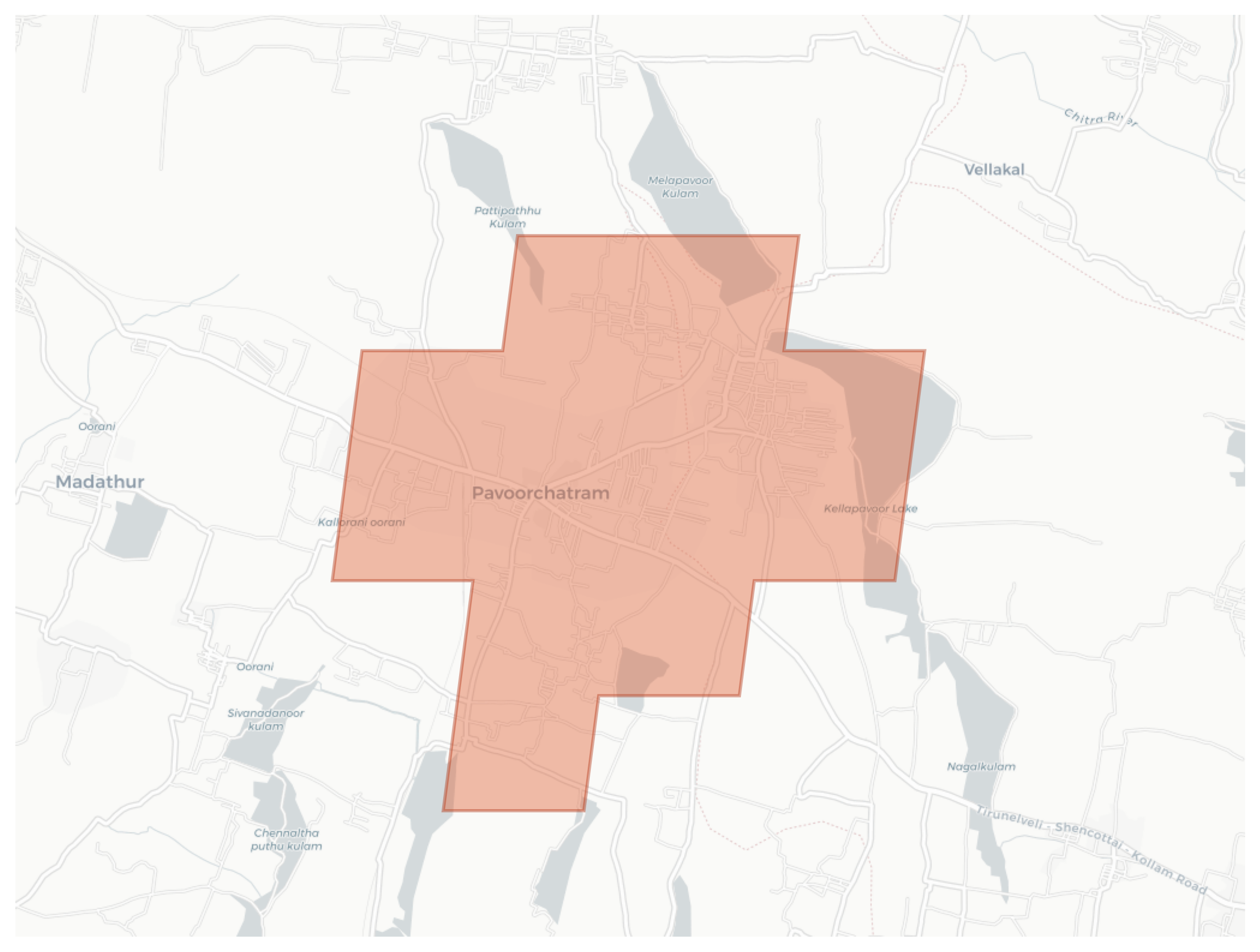 Thippanampatti geographic map