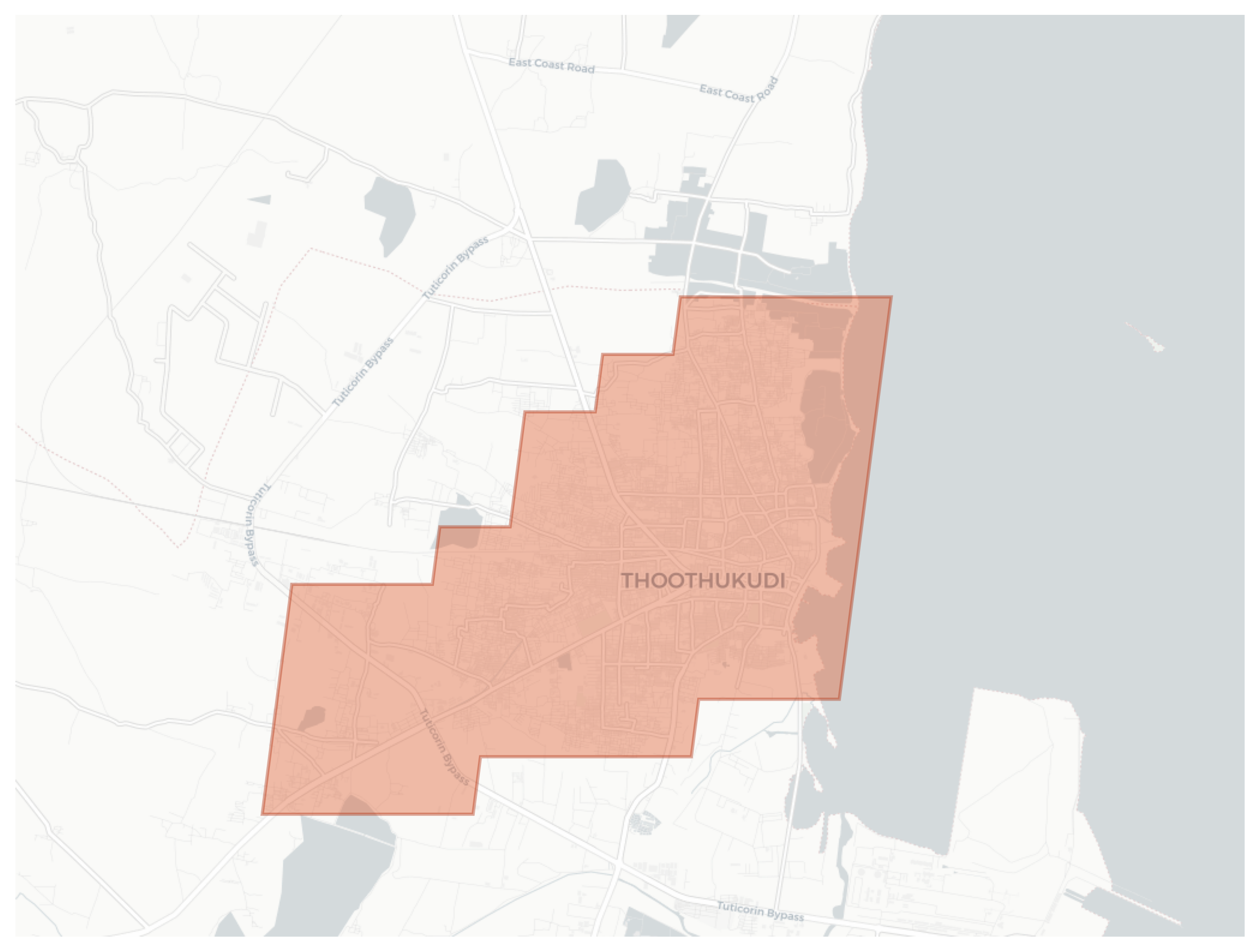 Thoothukudi geographic map