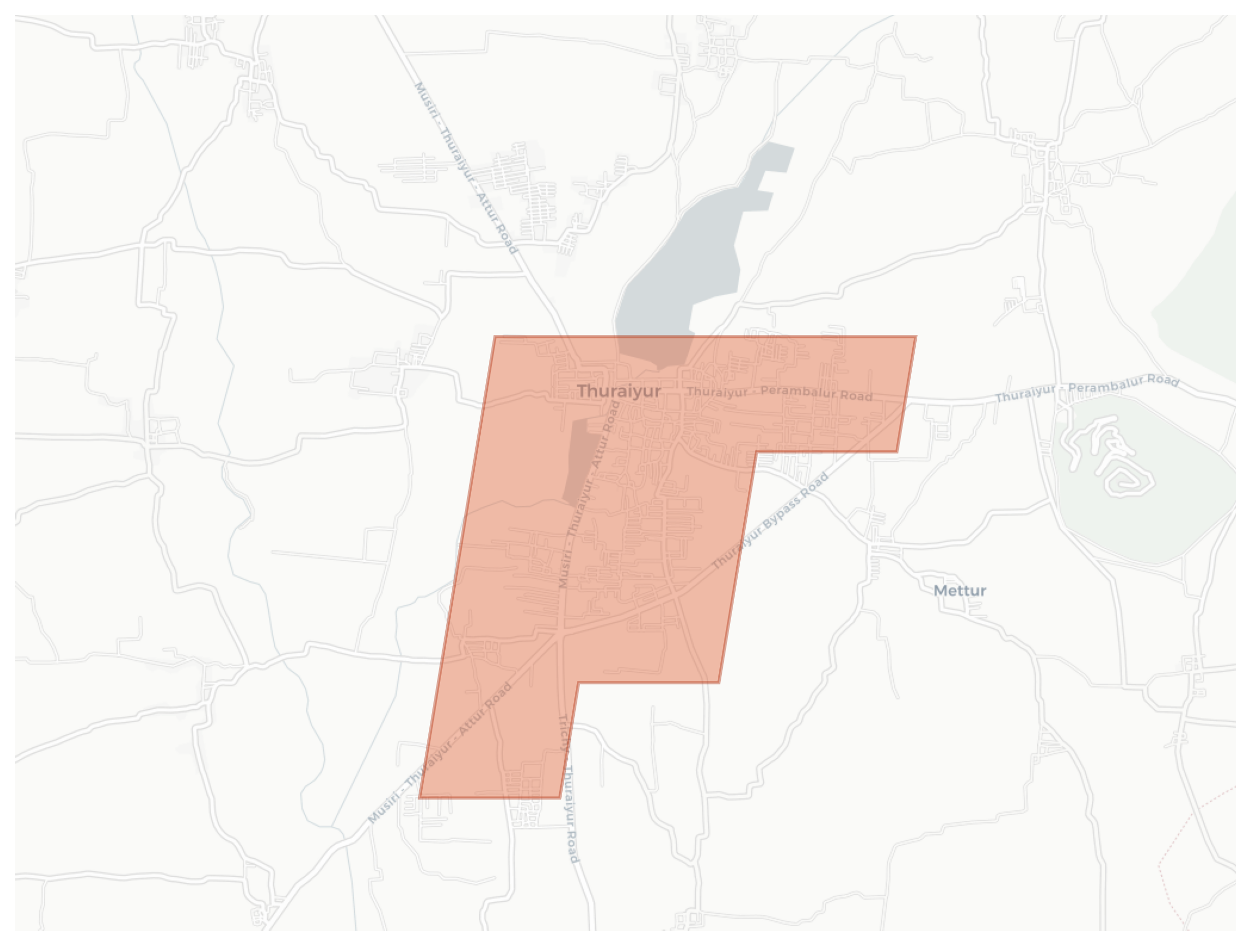 Thuraiyur geographic map