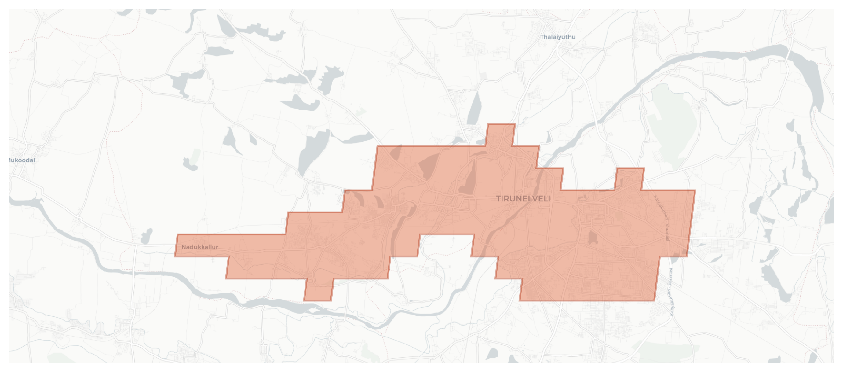Tirunelveli geographic map