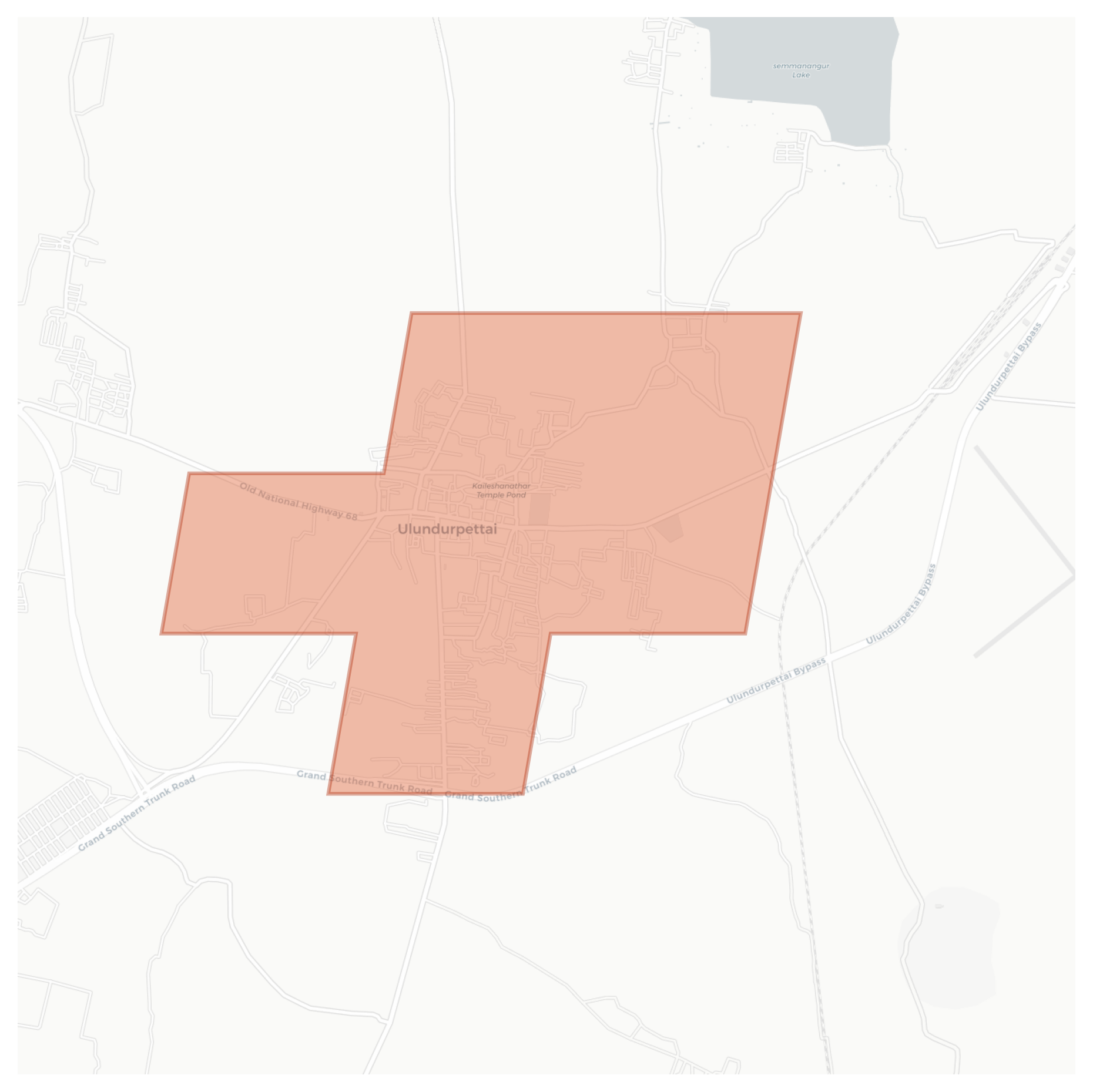 Ulundurpettai geographic map