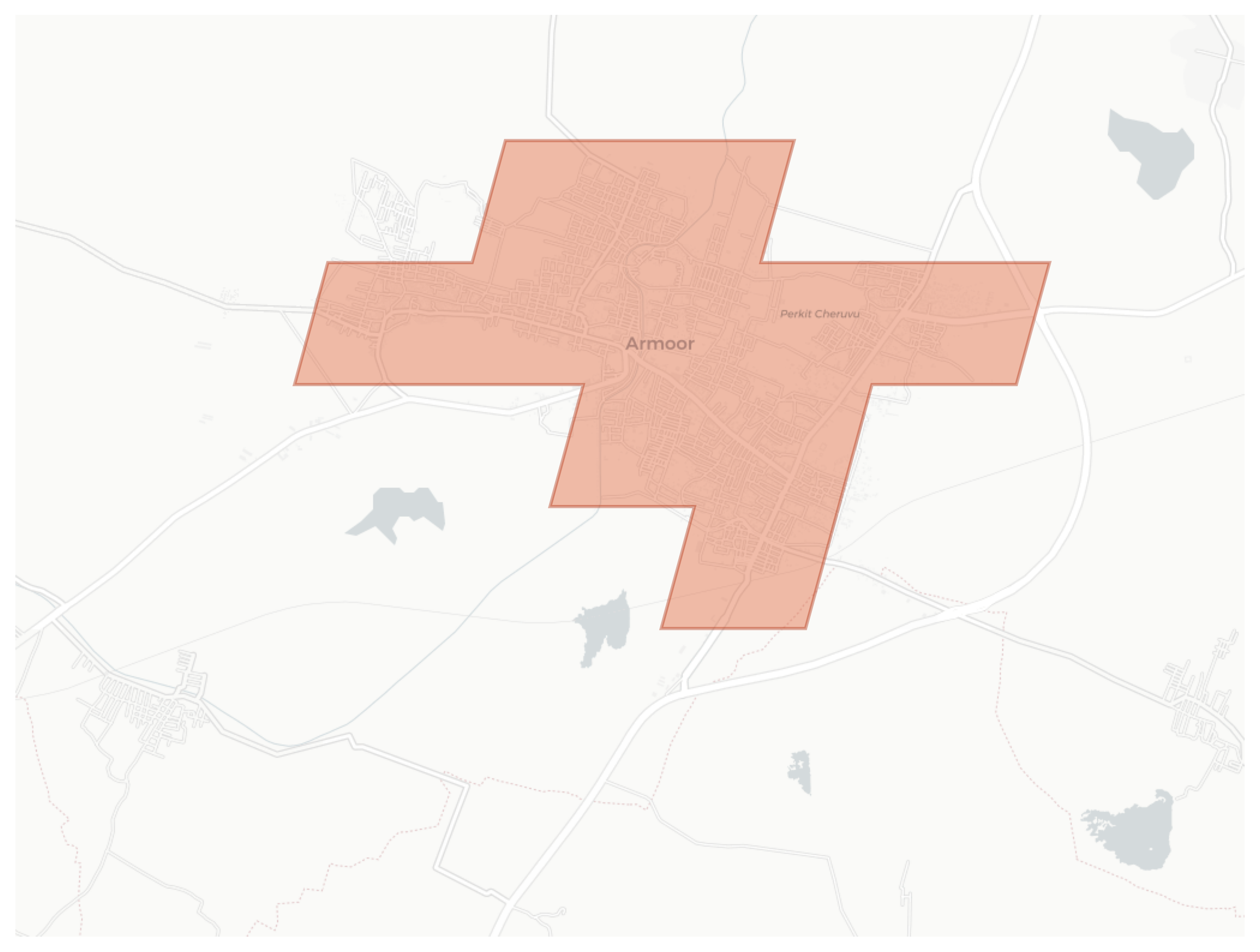 Armoor geographic map