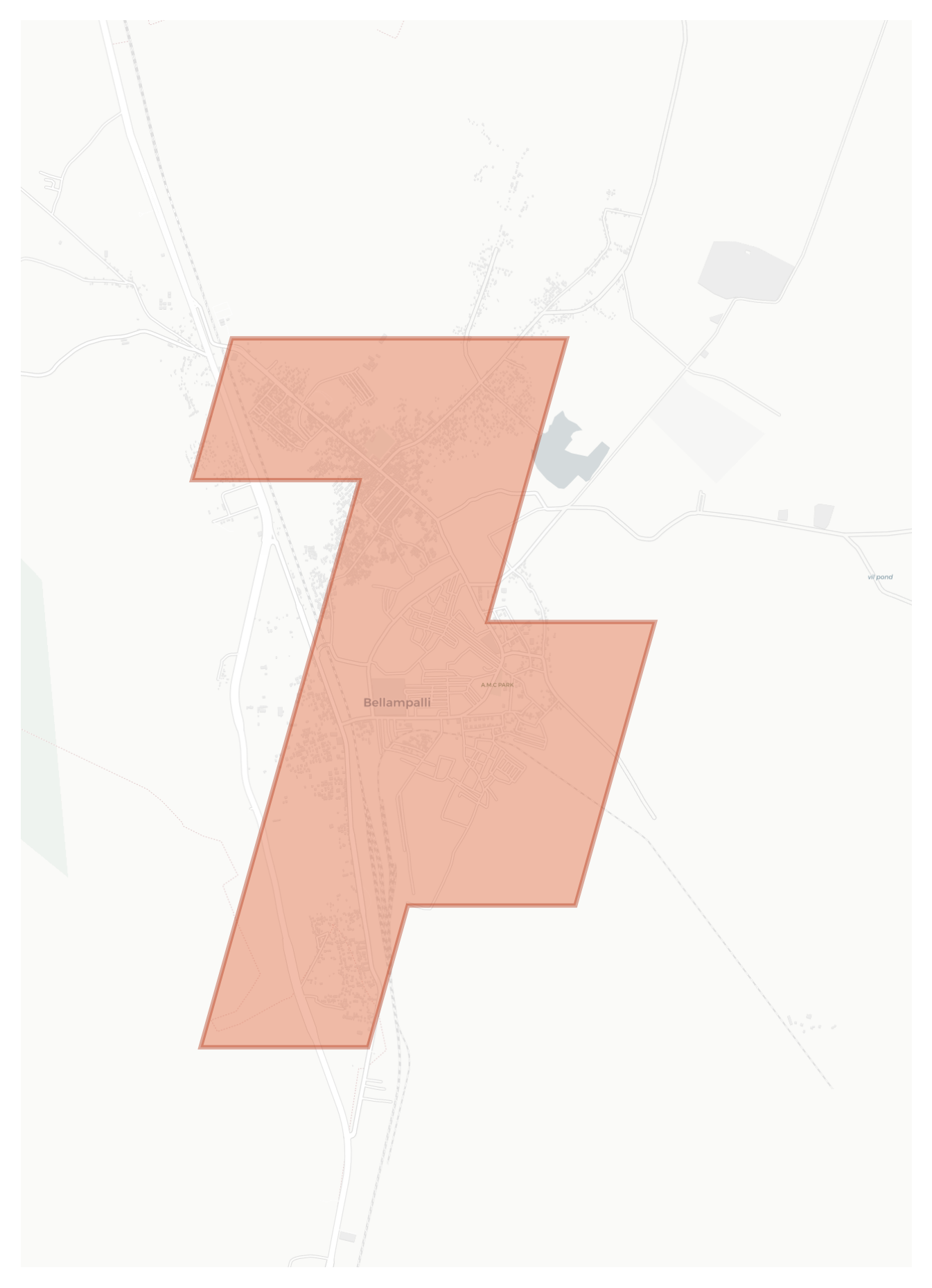 Bellampalli geographic map