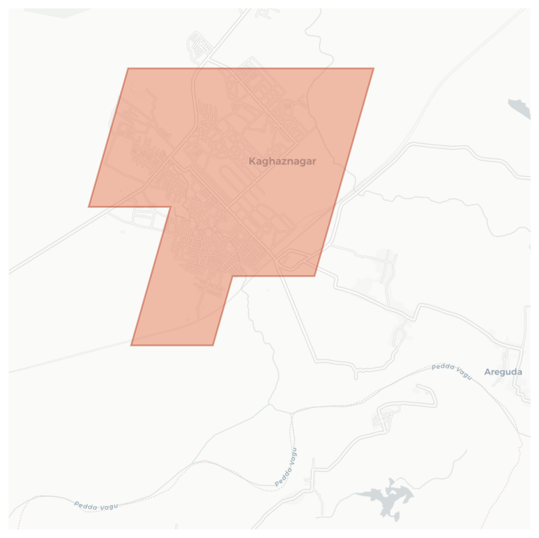 Kaghaznagar geographic map