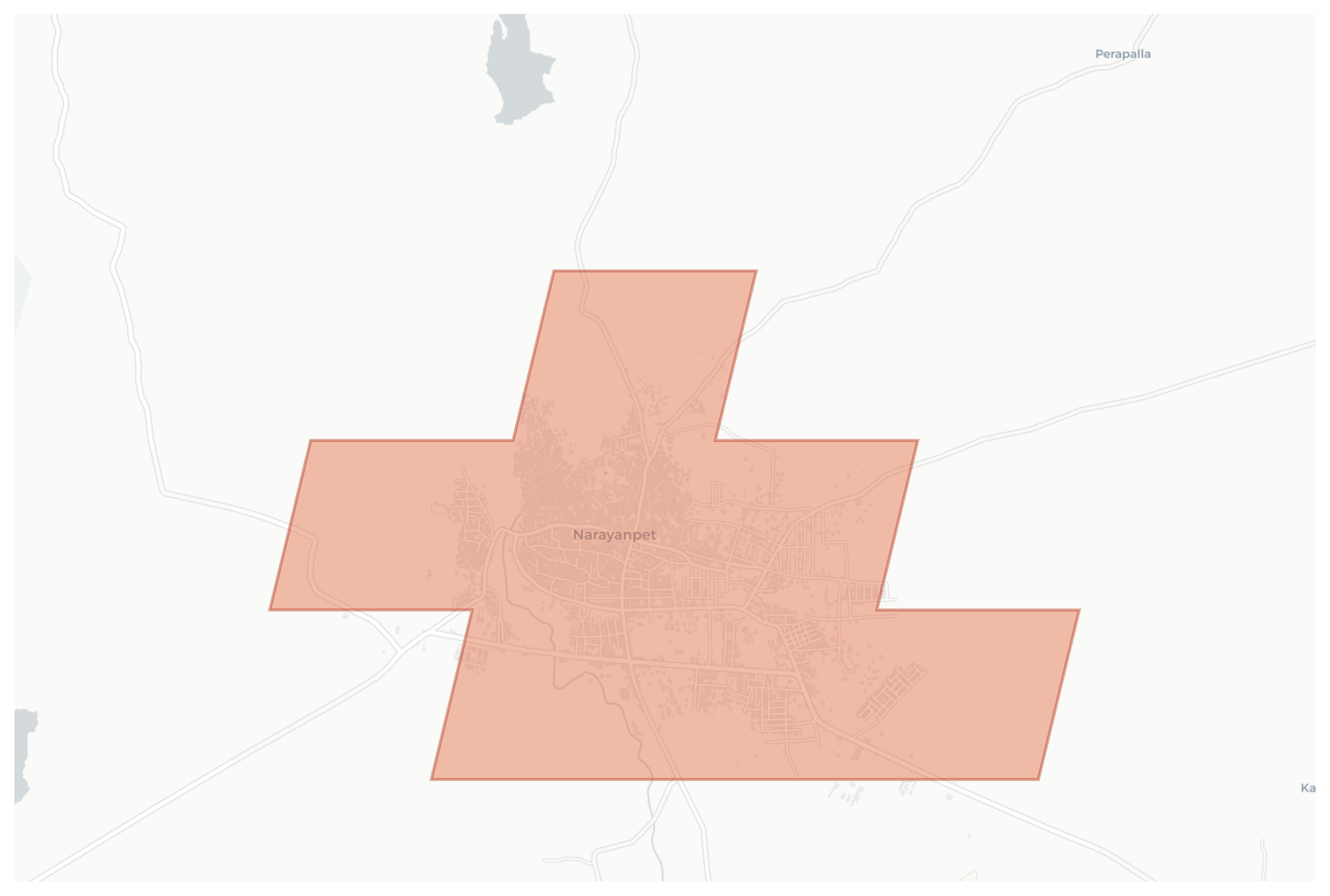 Narayanpet geographic map