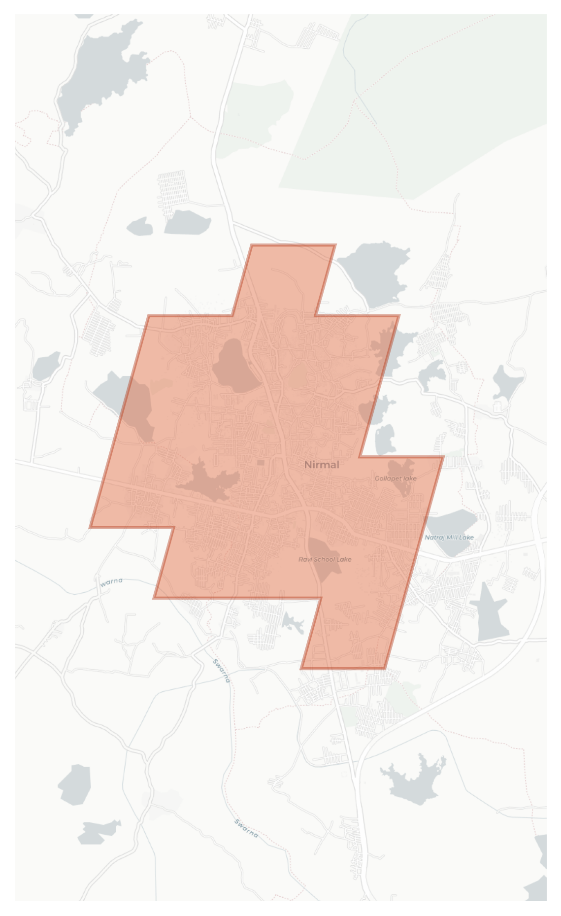 Nirmal geographic map