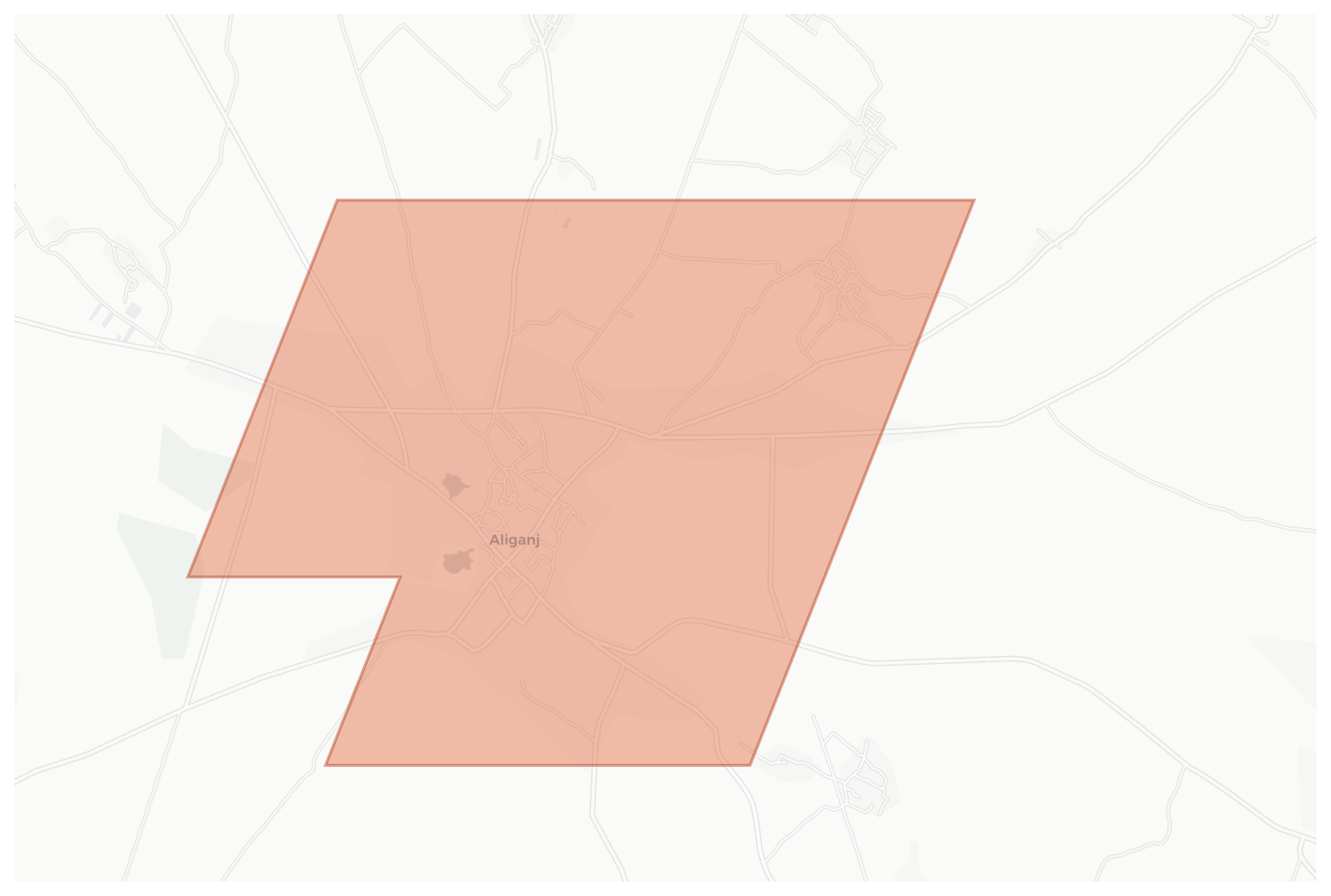Aliganj geographic map