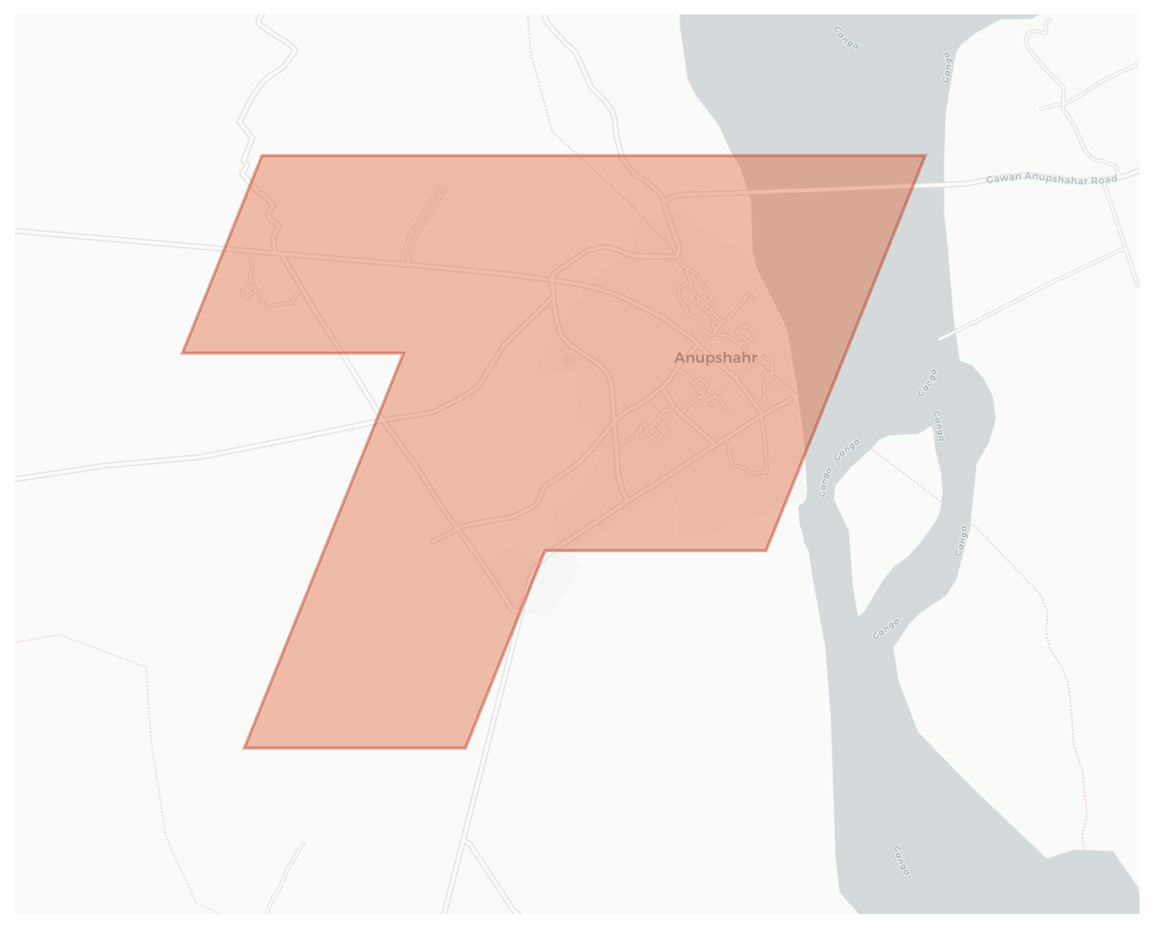 Anupshahr geographic map