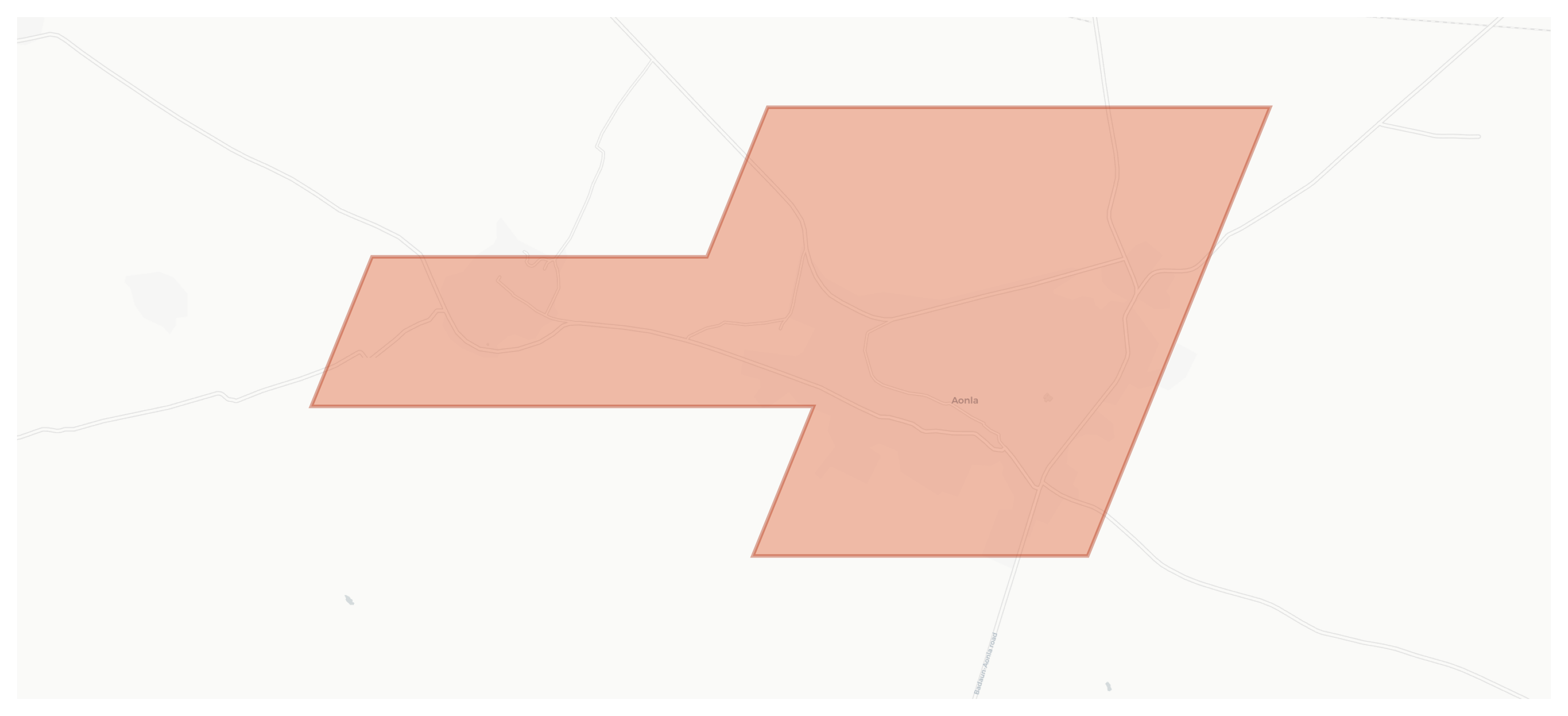 Aonla geographic map