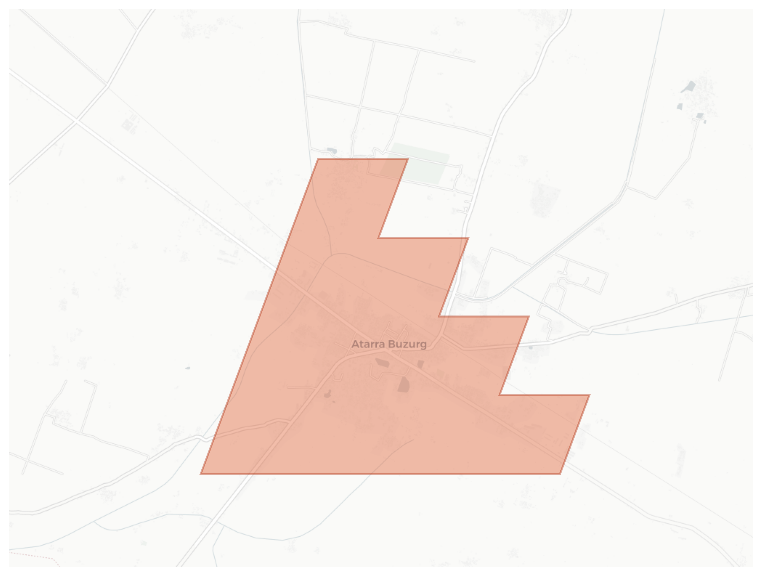 Atarra Buzurg geographic map
