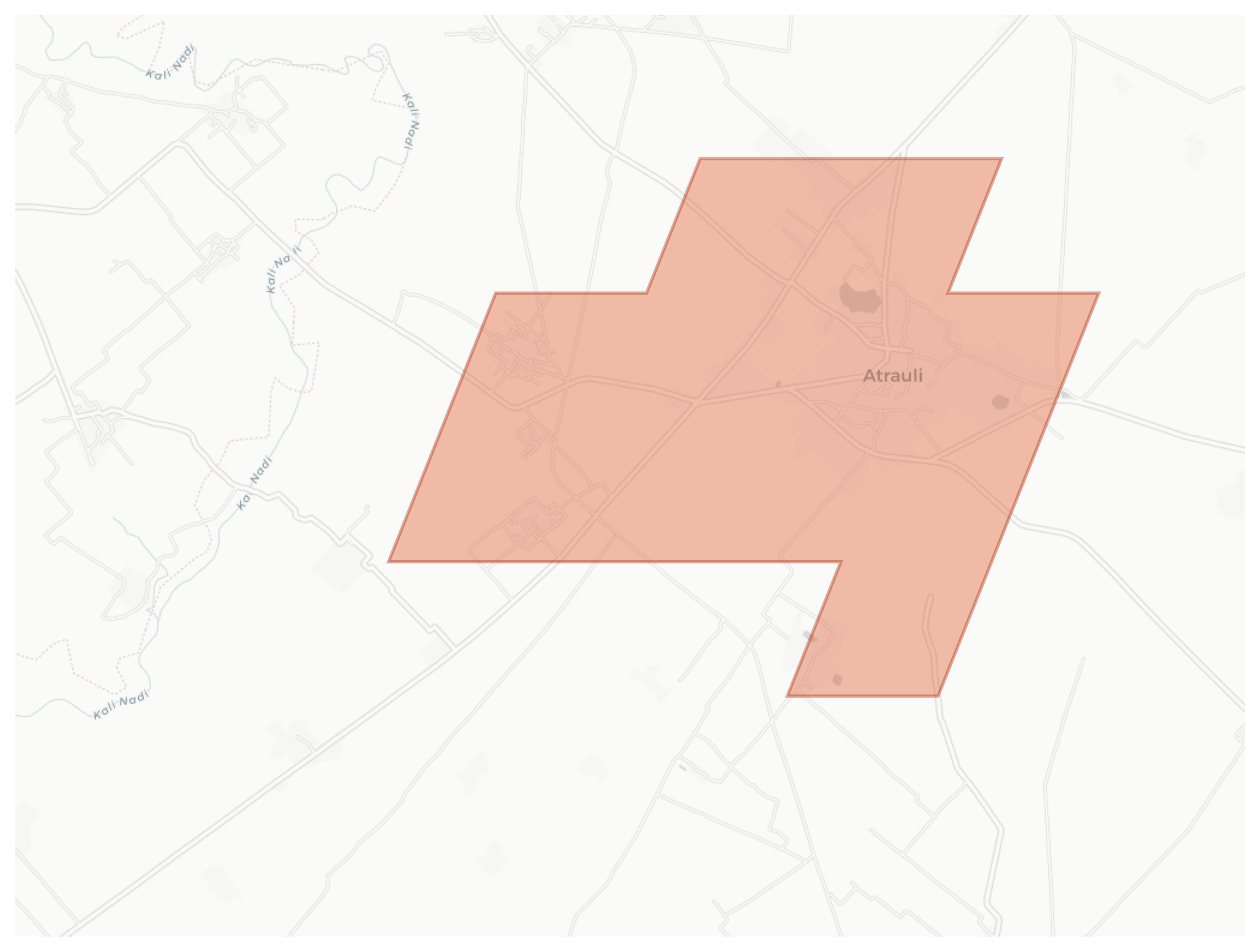 Atrauli geographic map