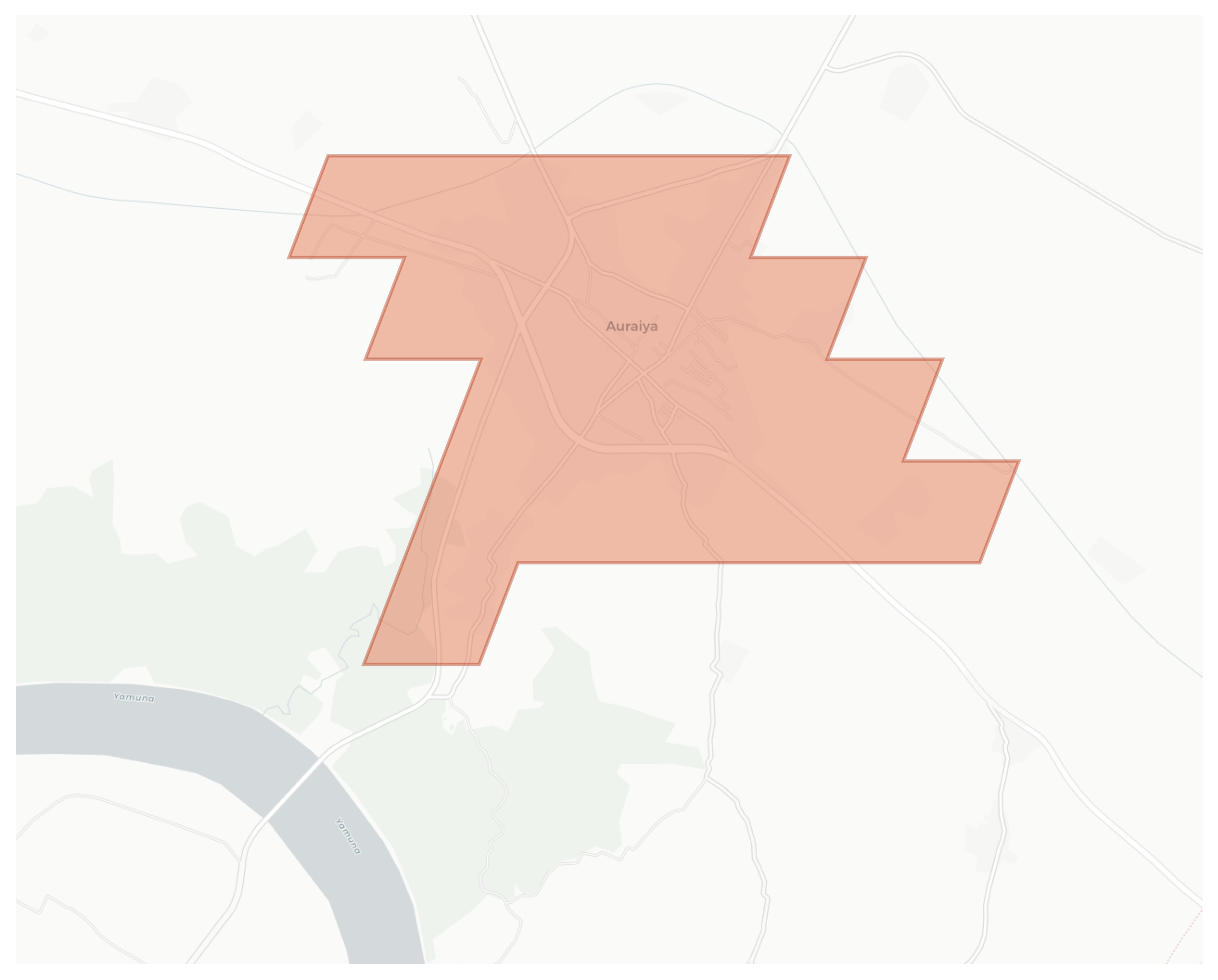 Auraiya geographic map
