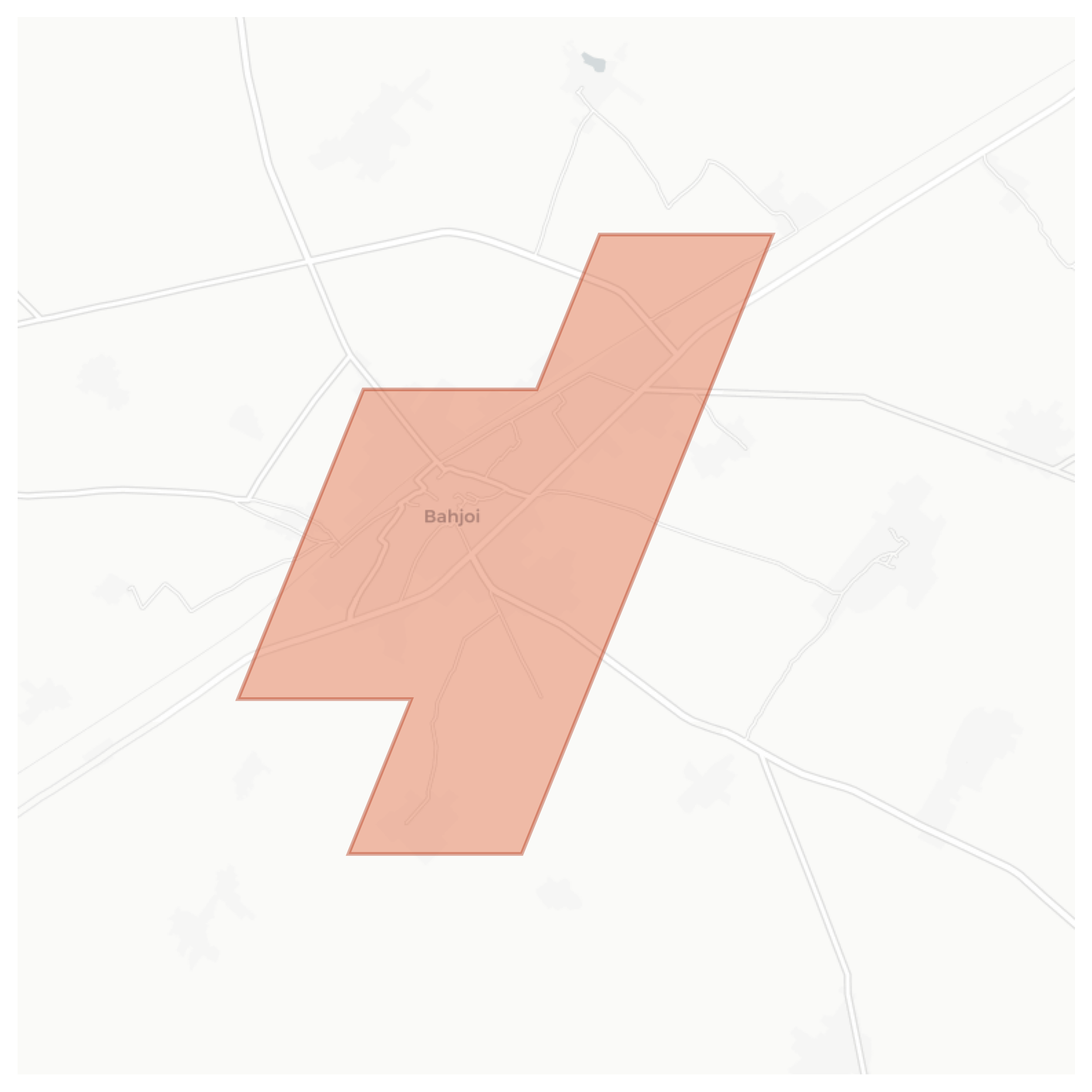 Bahjoi geographic map