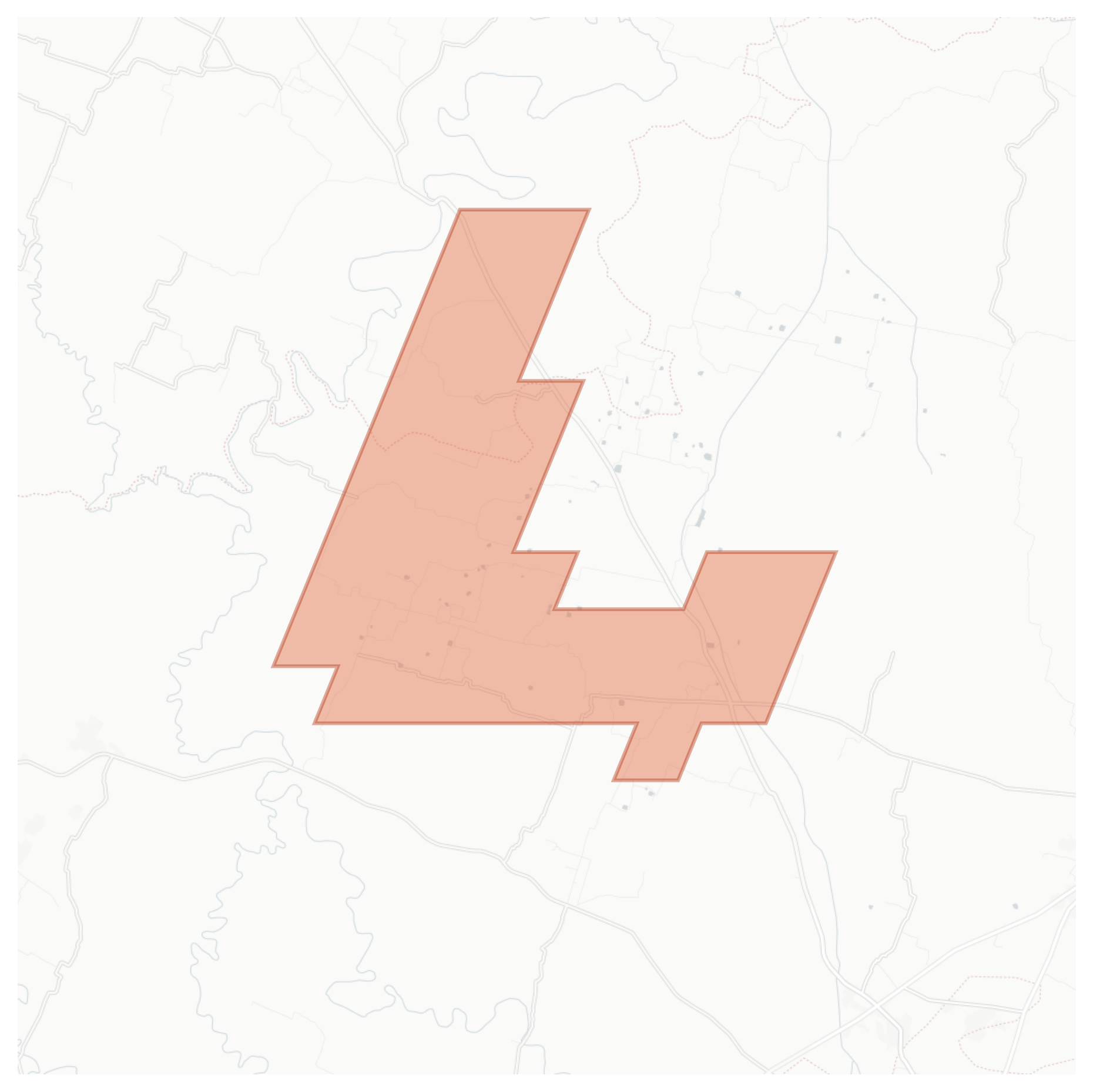 Banethu geographic map