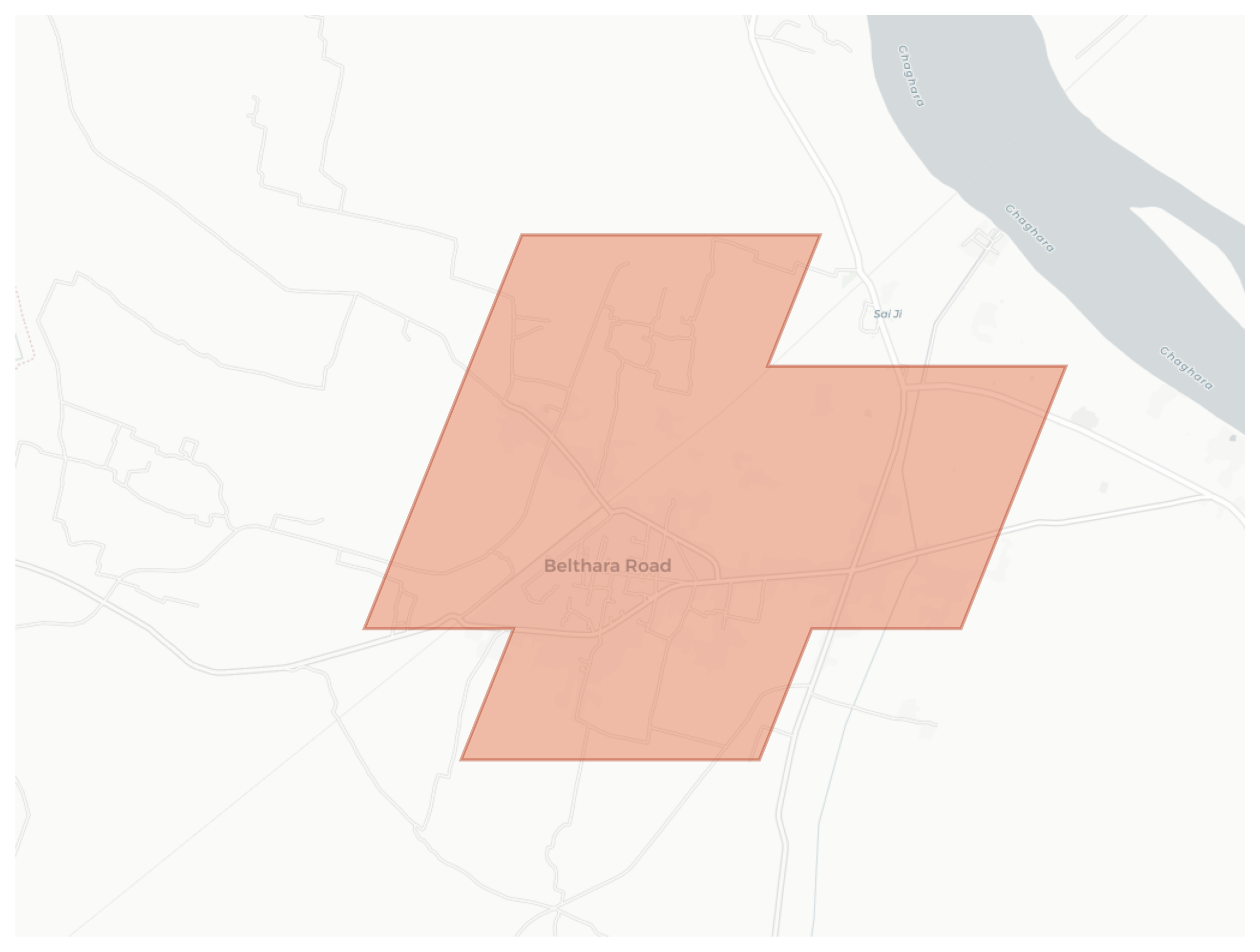 Belthara Road geographic map