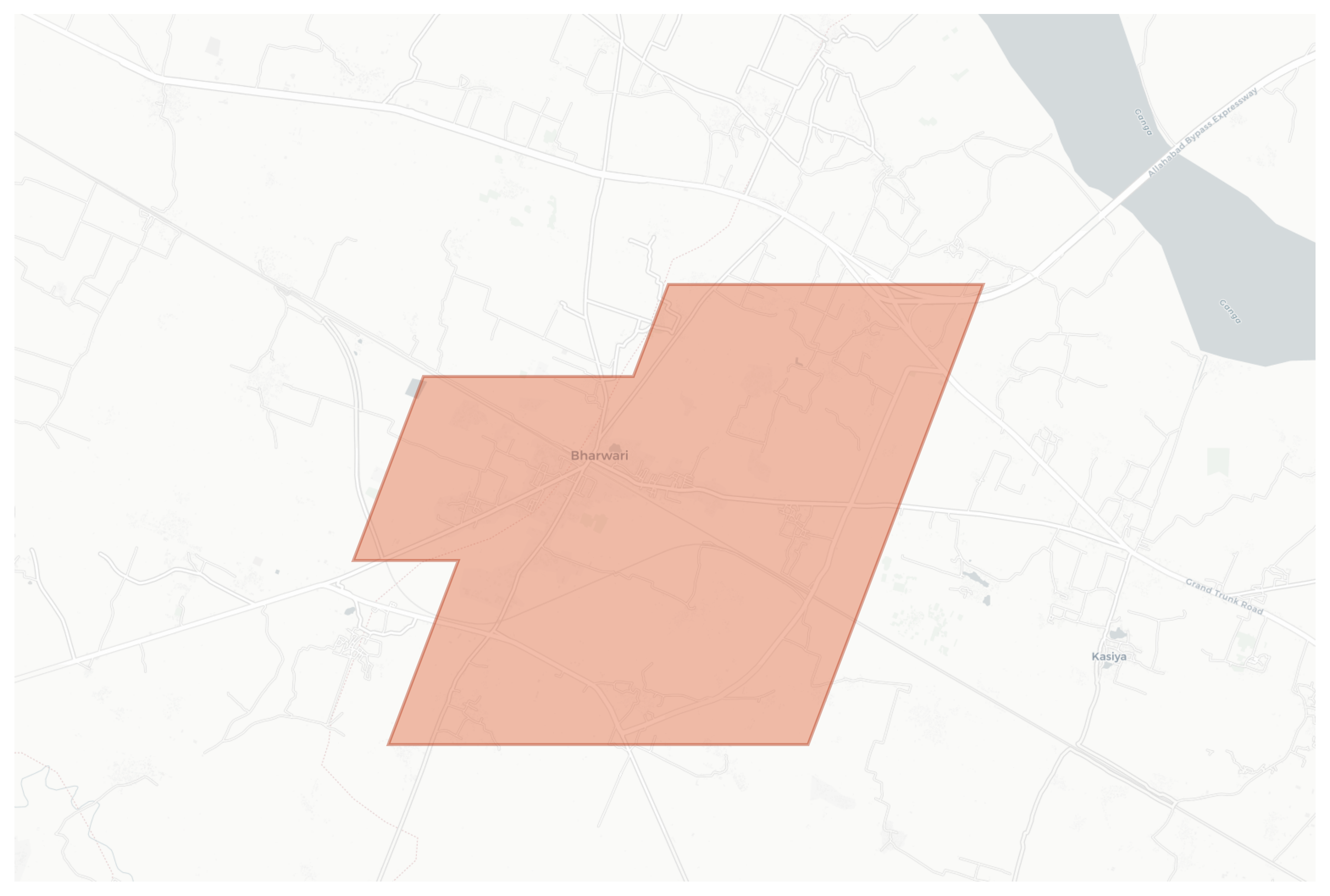 Bharwari geographic map