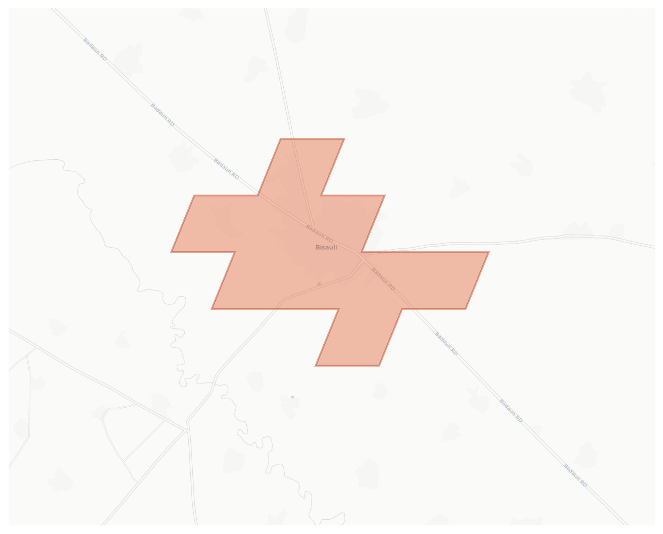 Bisauli geographic map