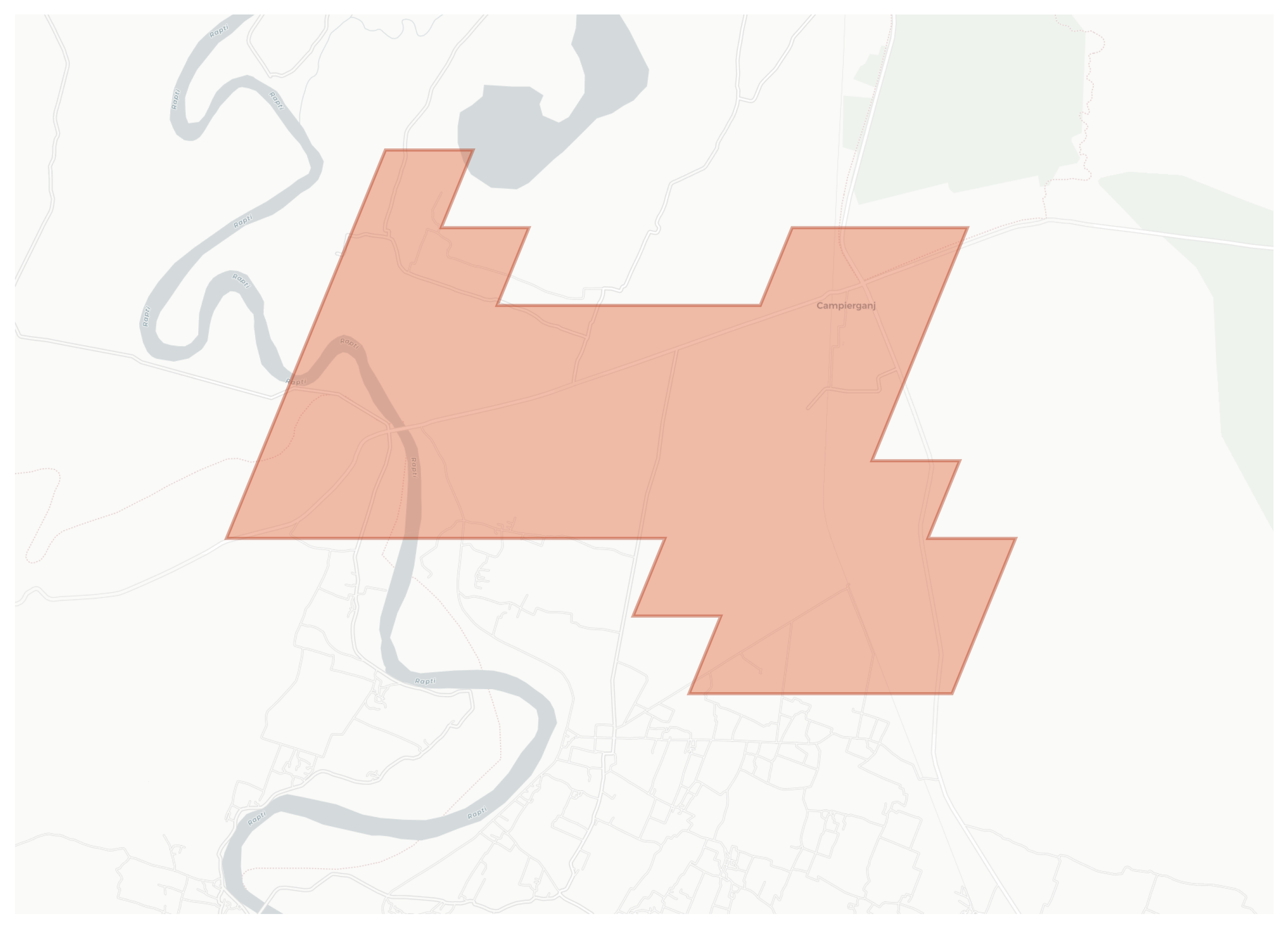 Campierganj geographic map