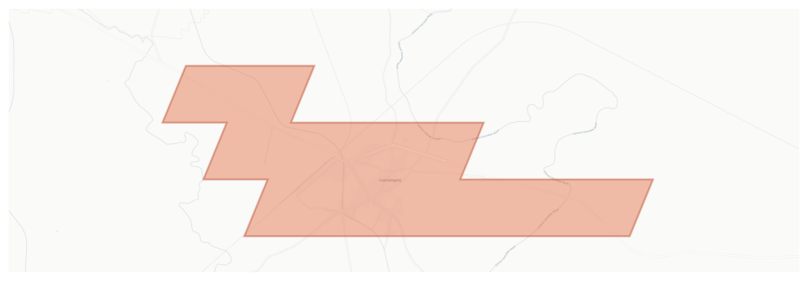 Captainganj geographic map