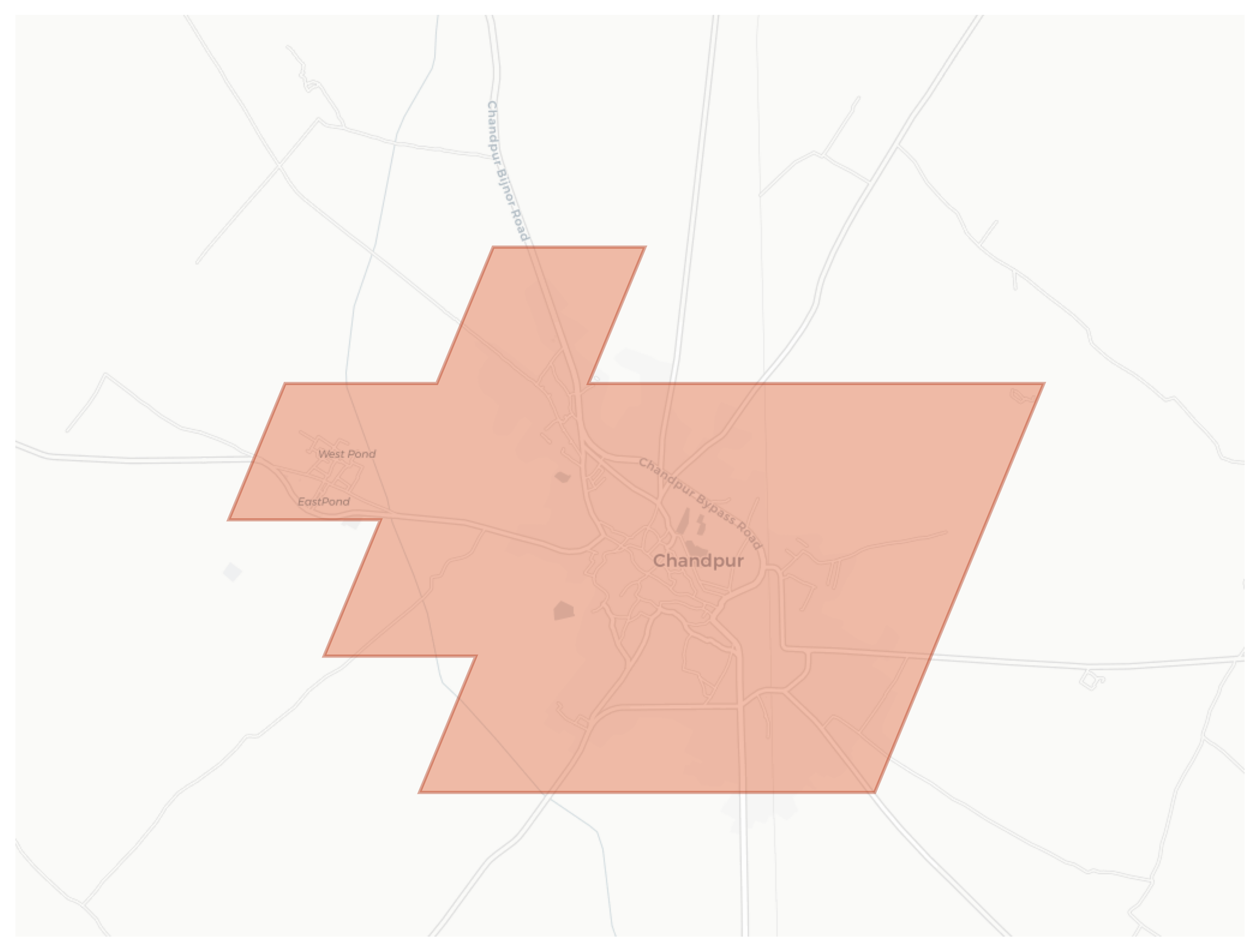 Chandpur geographic map