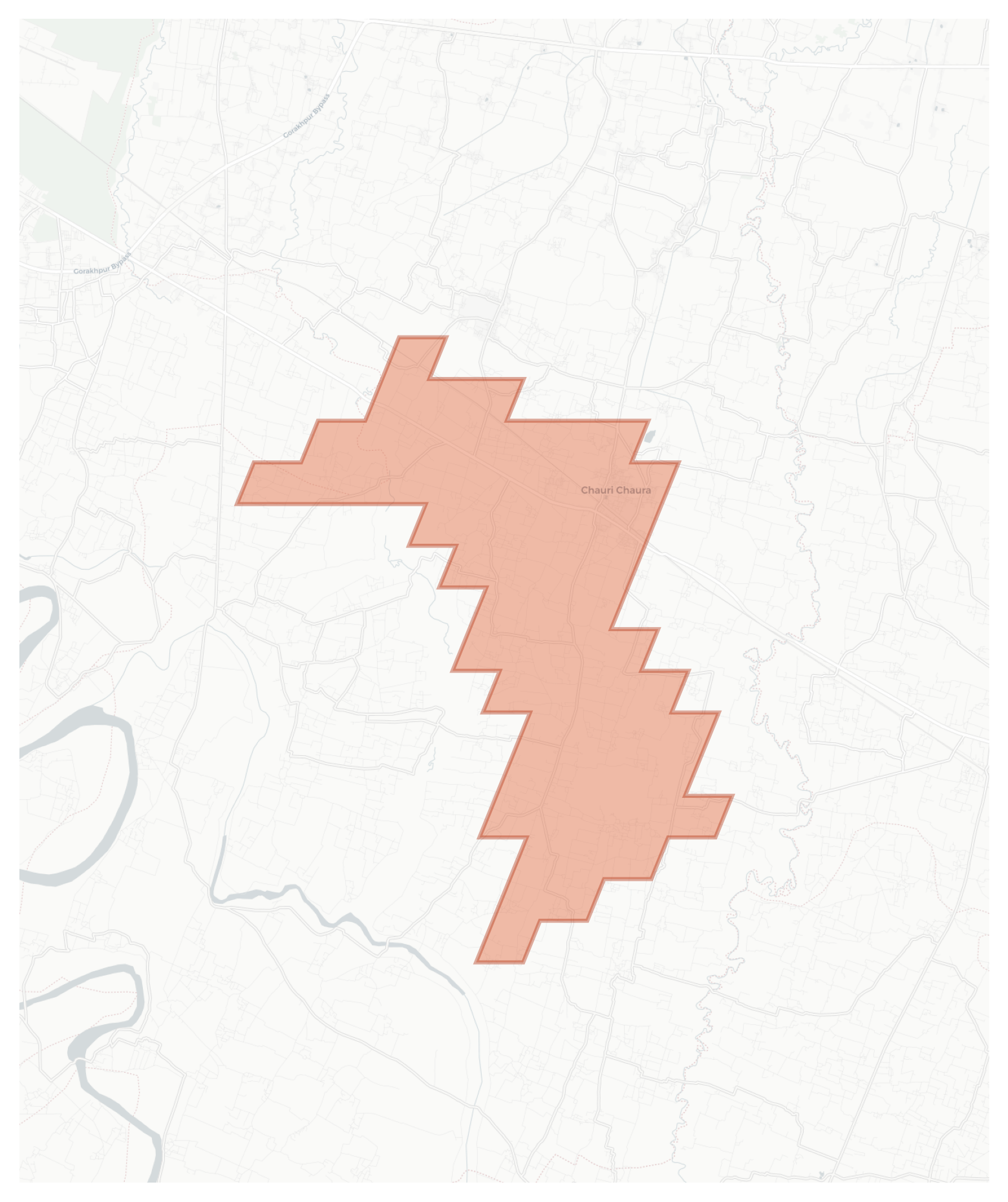 Chauri Chaura geographic map