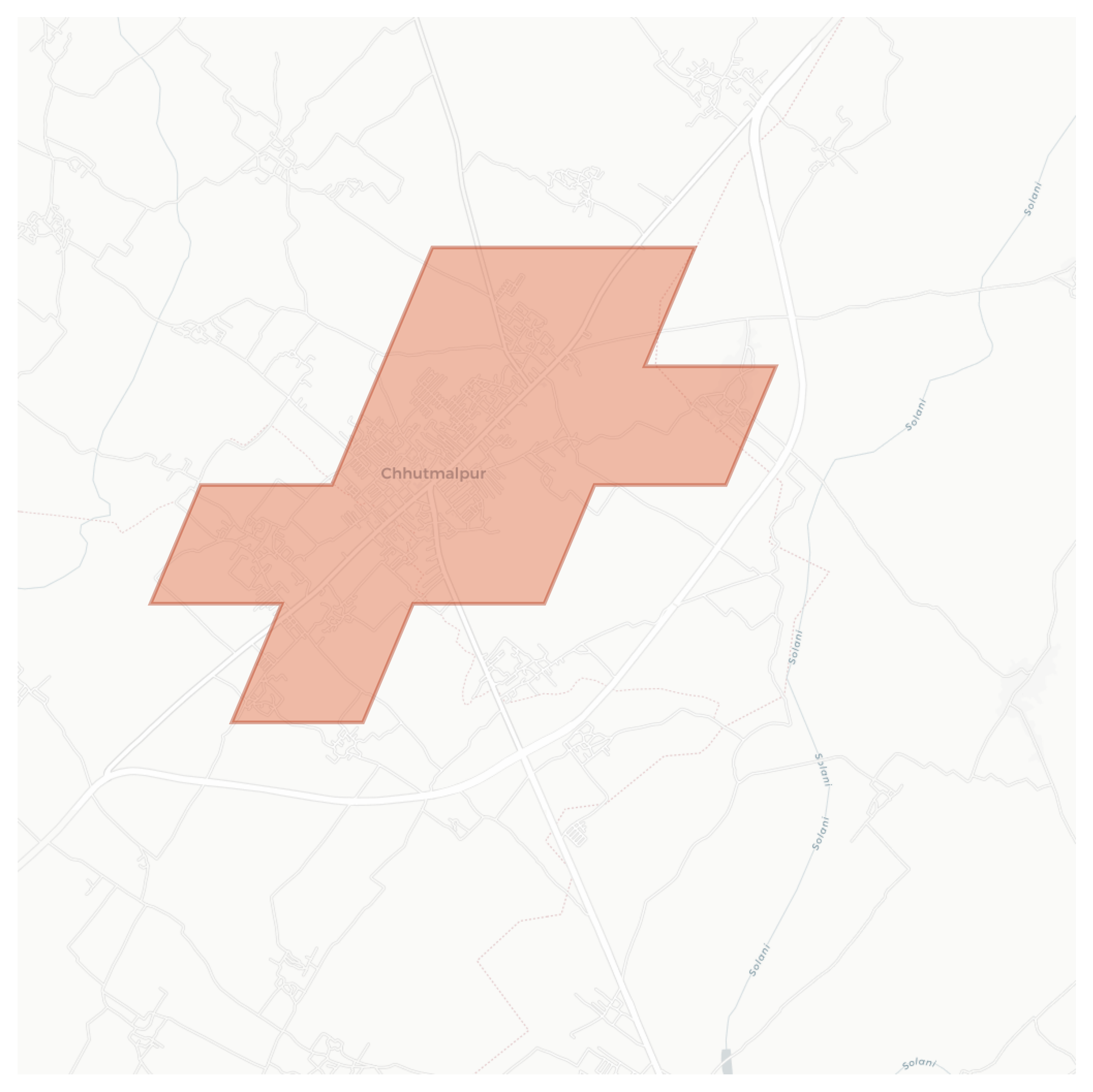 Chutmalpur geographic map