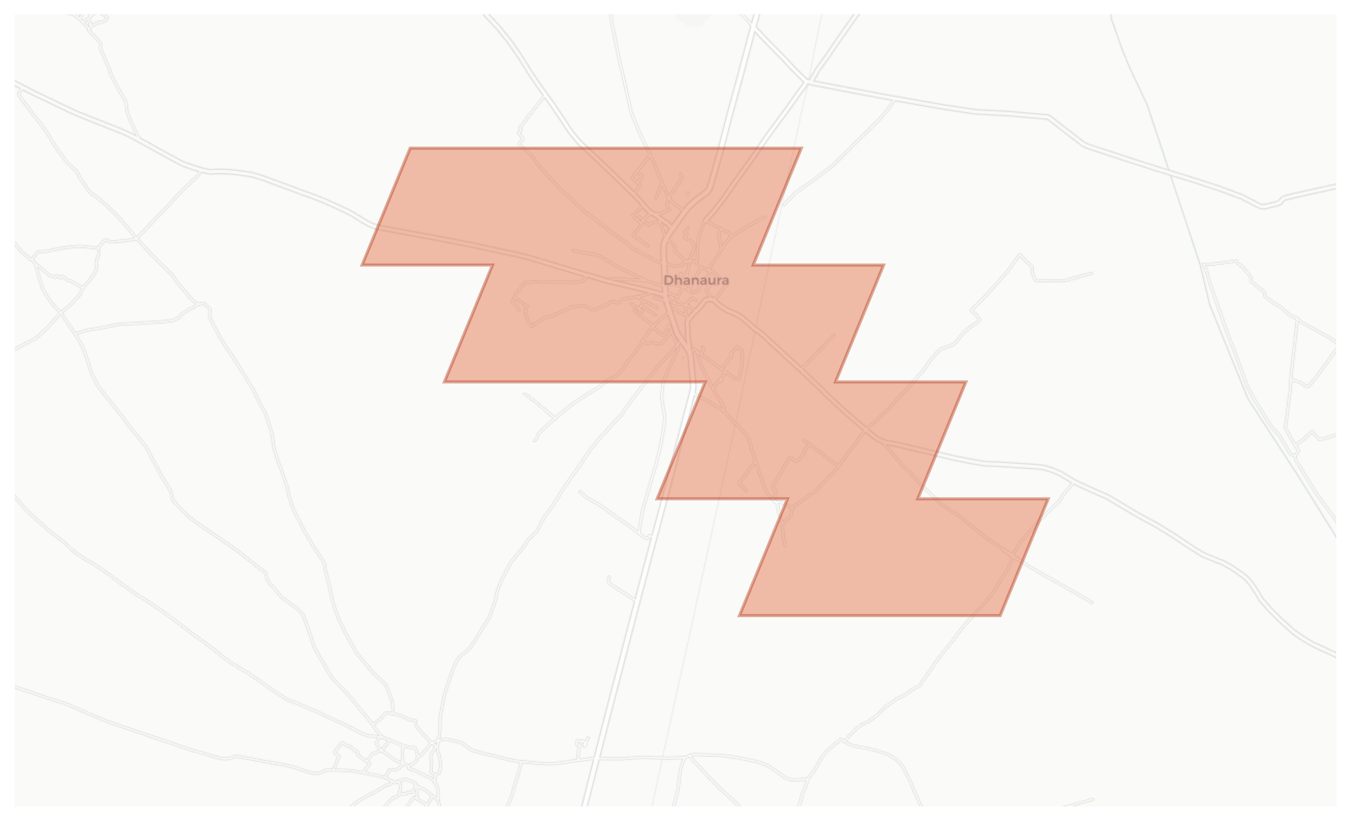 Dhanaura geographic map