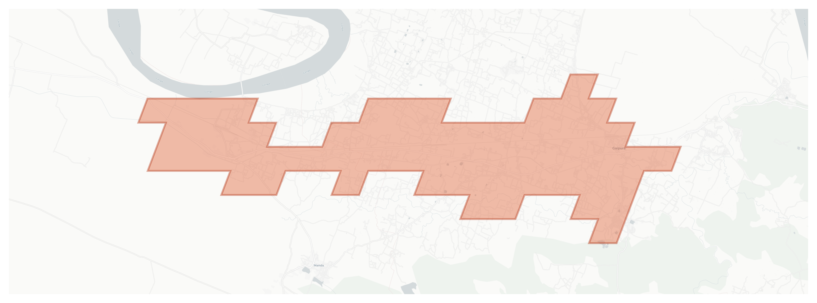 Gaipura geographic map