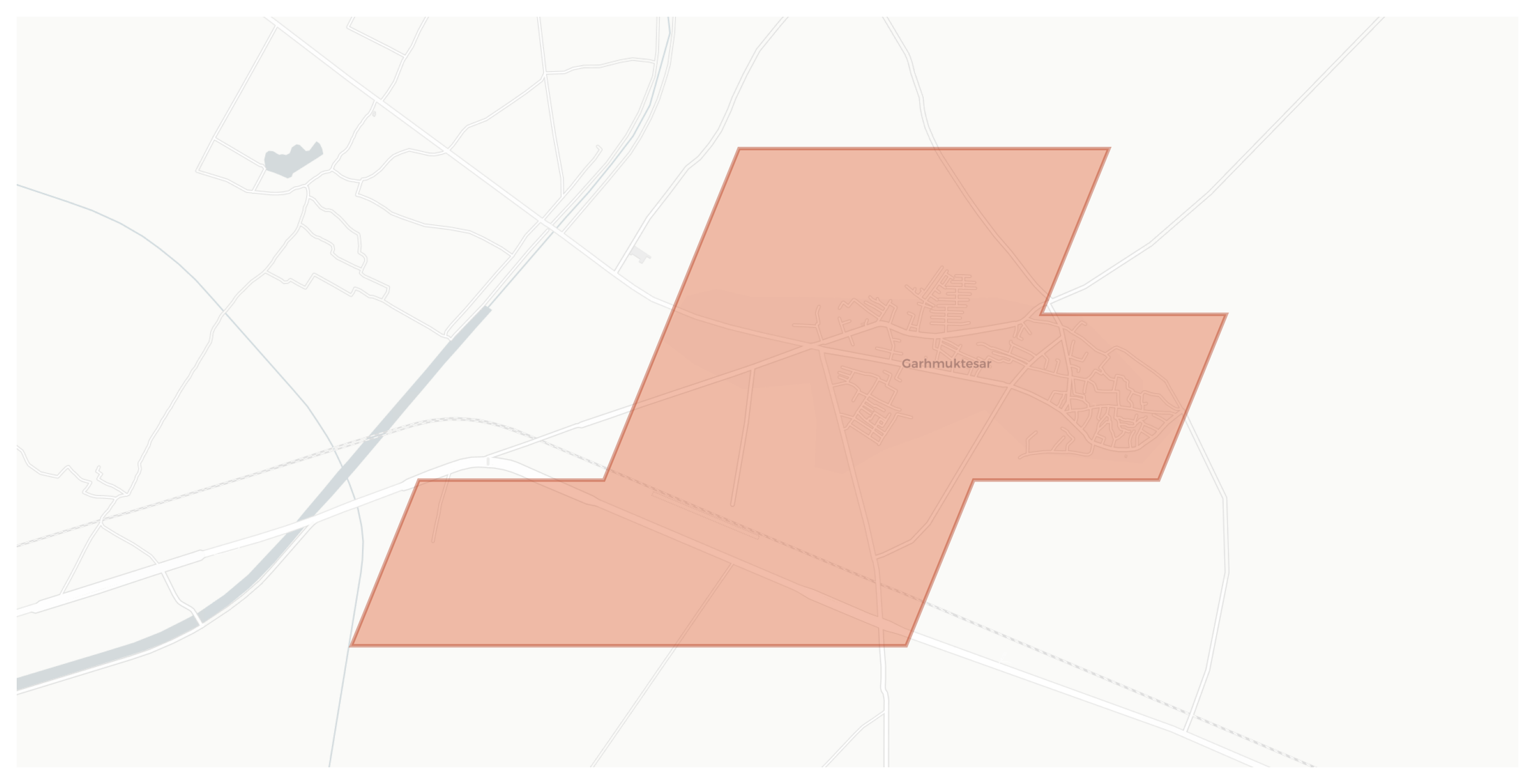 Garhmuktesar geographic map