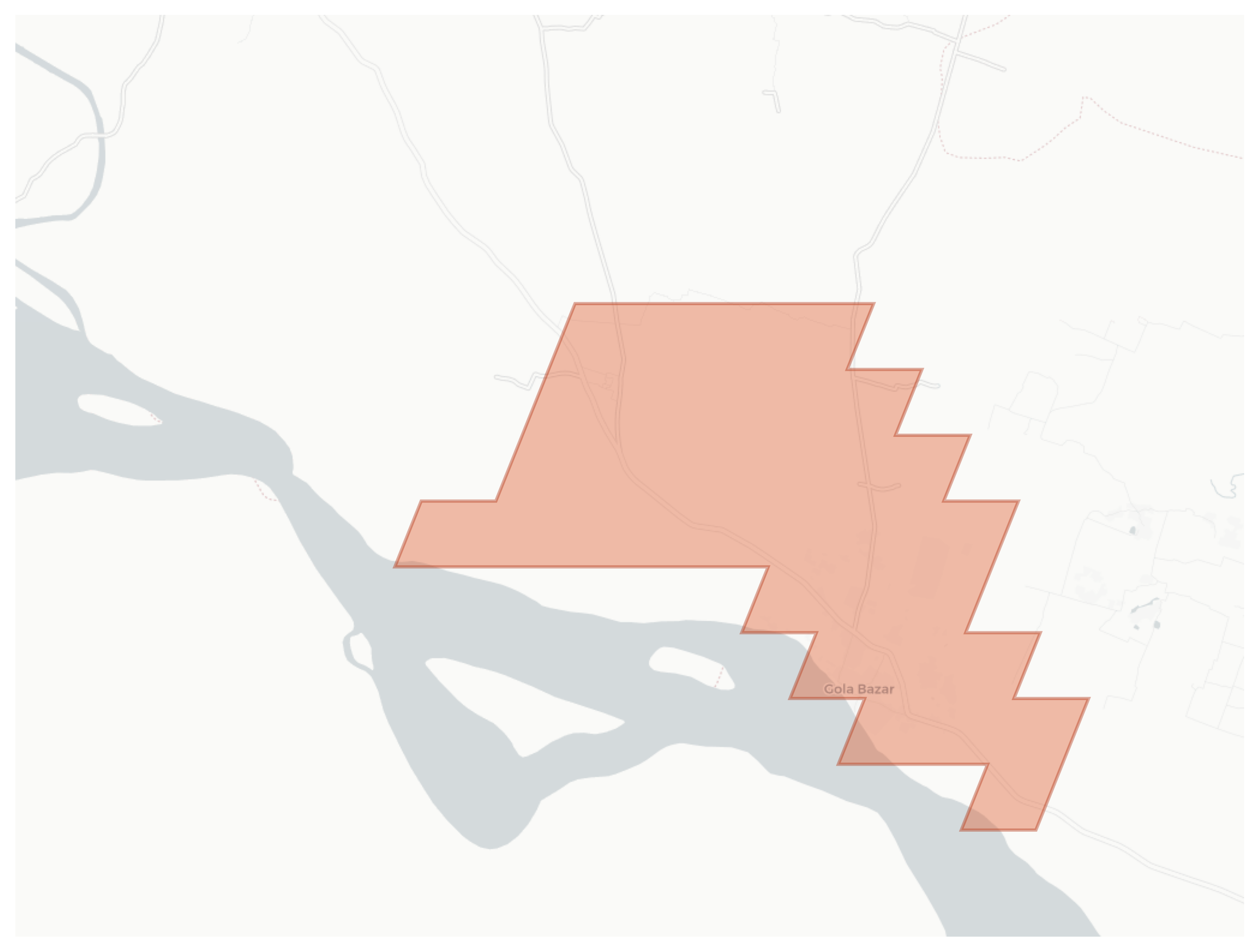 Gola Bazar geographic map