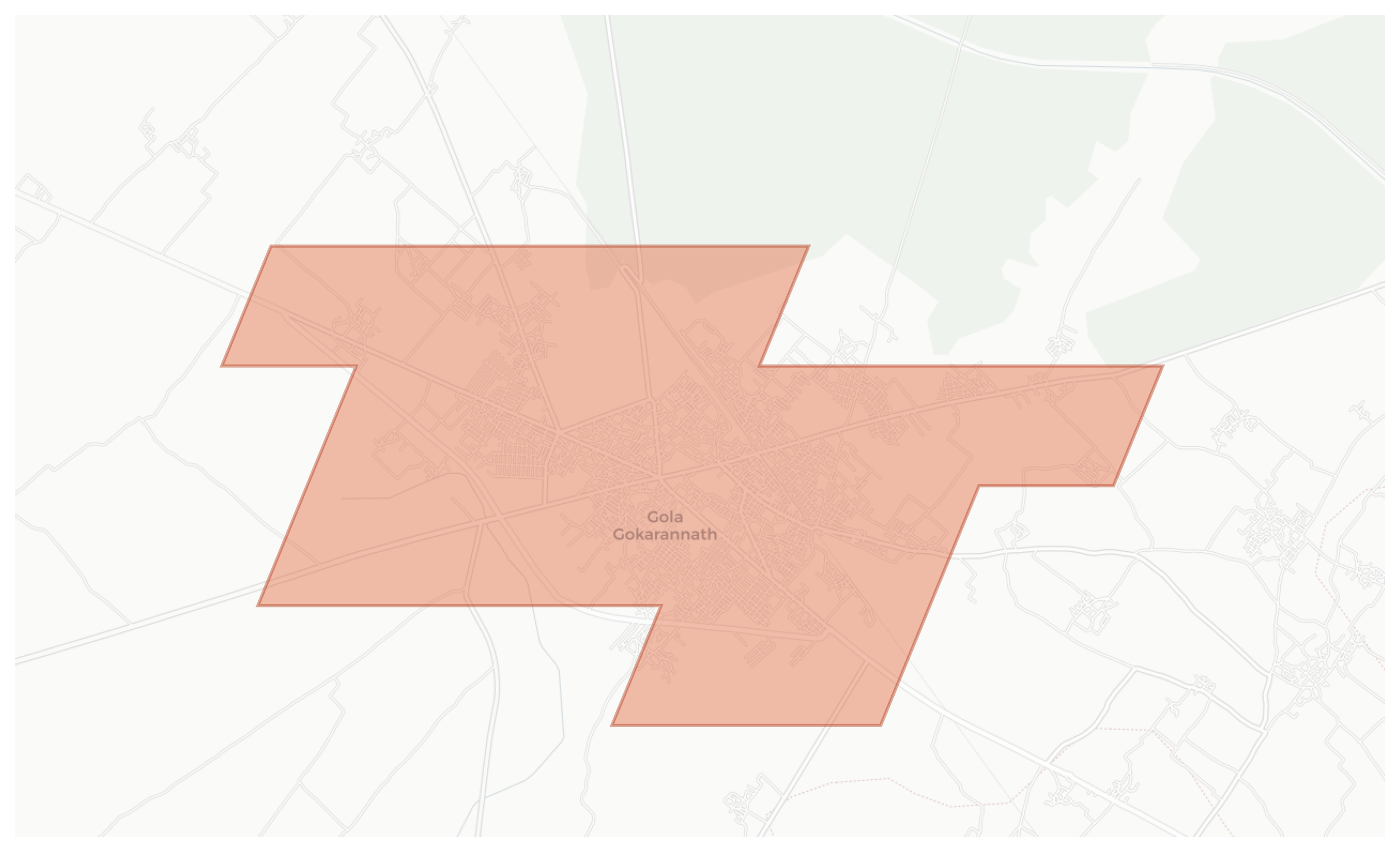 Gola Gokarannath geographic map