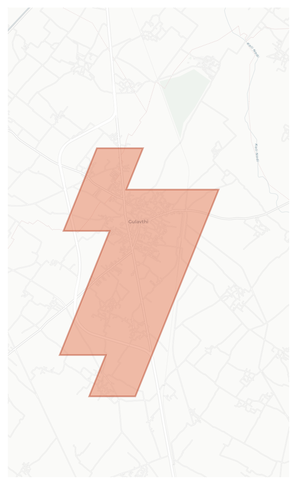 Gulavthi geographic map