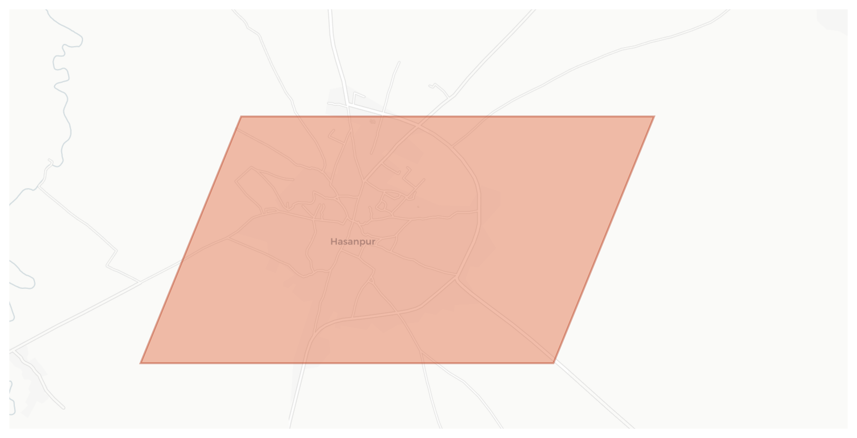 Hasanpur geographic map