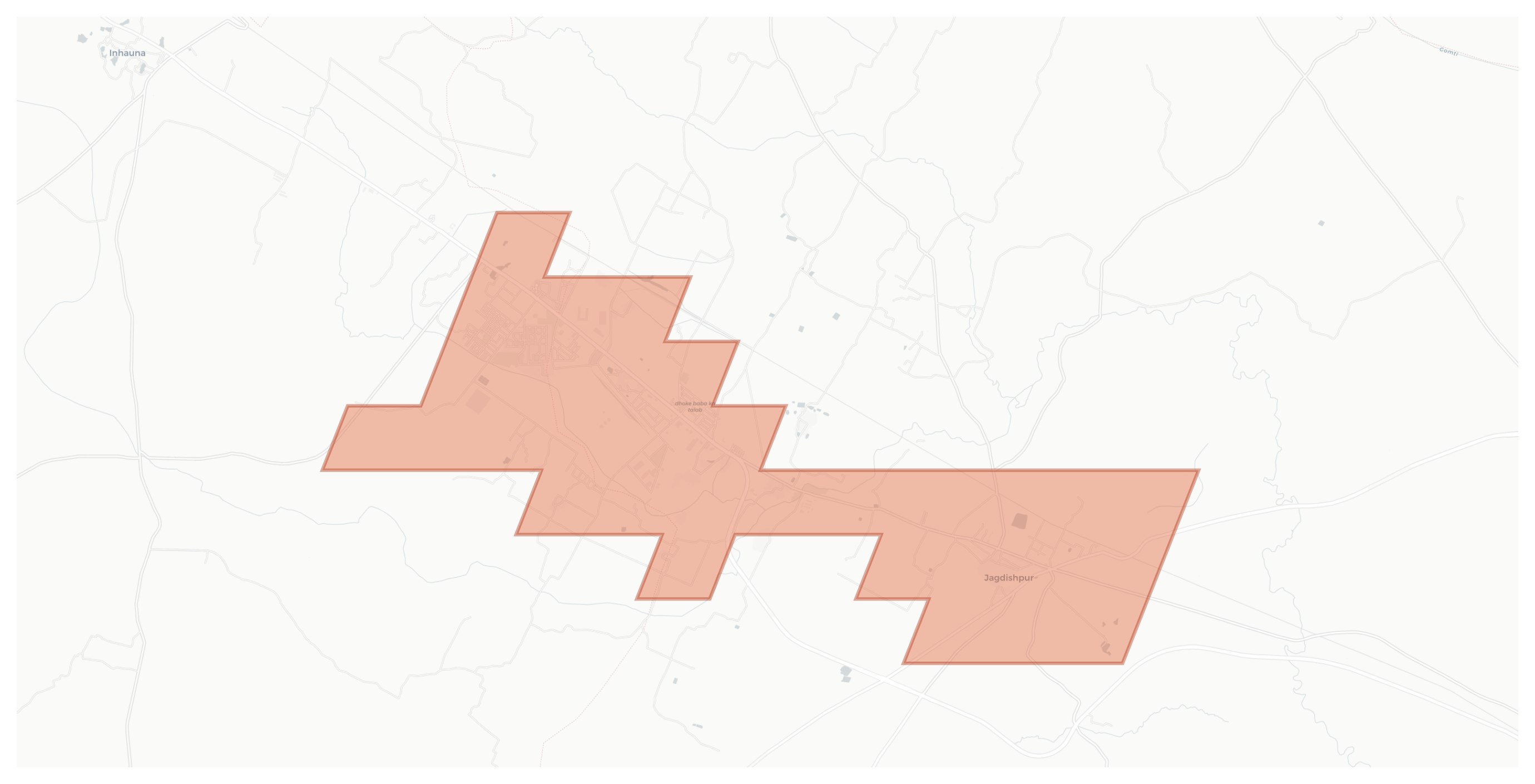 Jagdishpur geographic map
