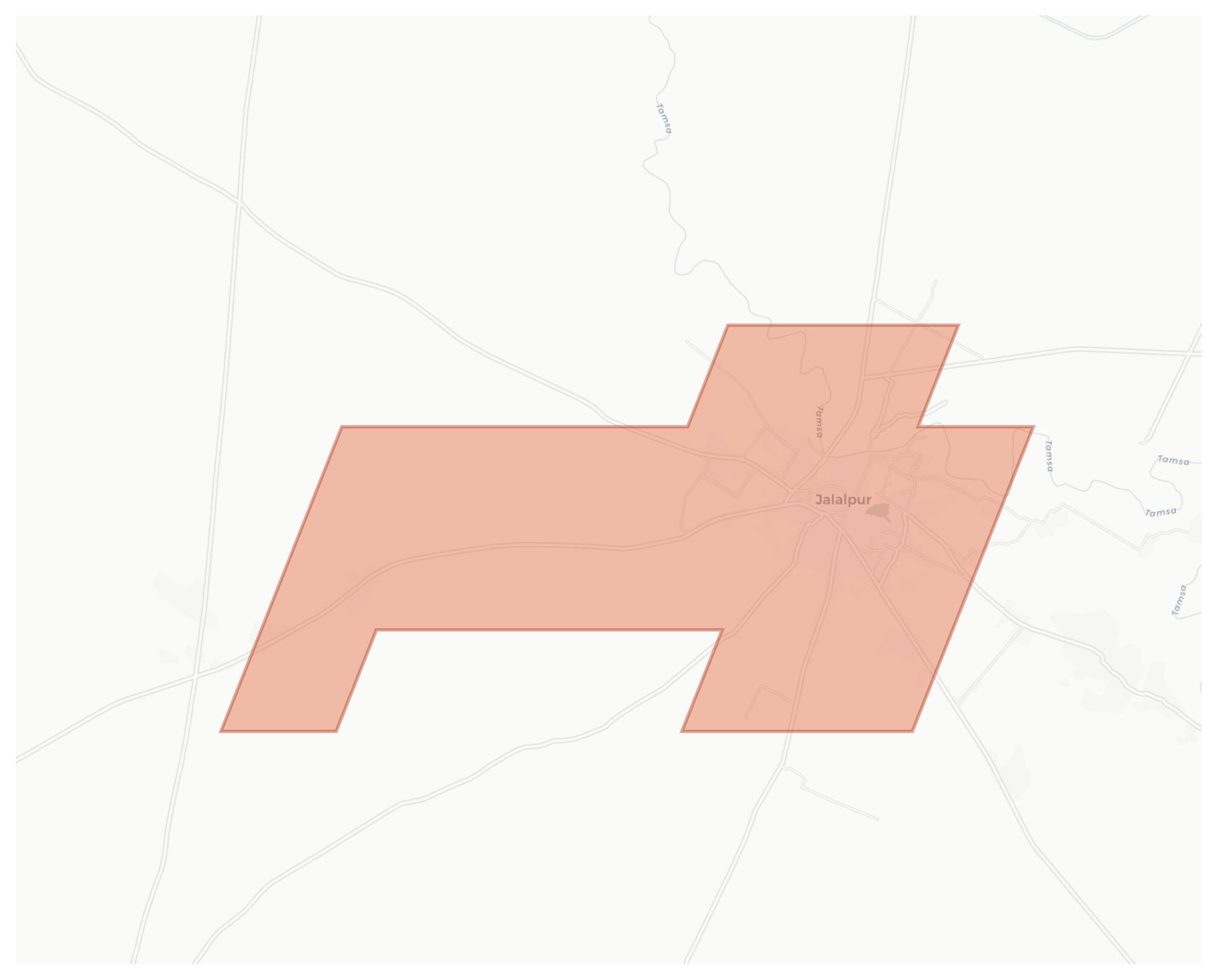 Jalalpur geographic map