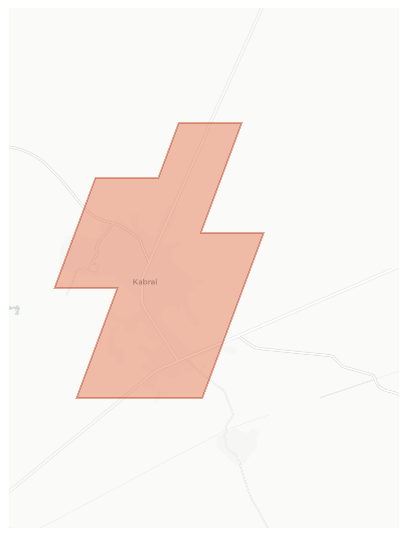 Kabrai geographic map
