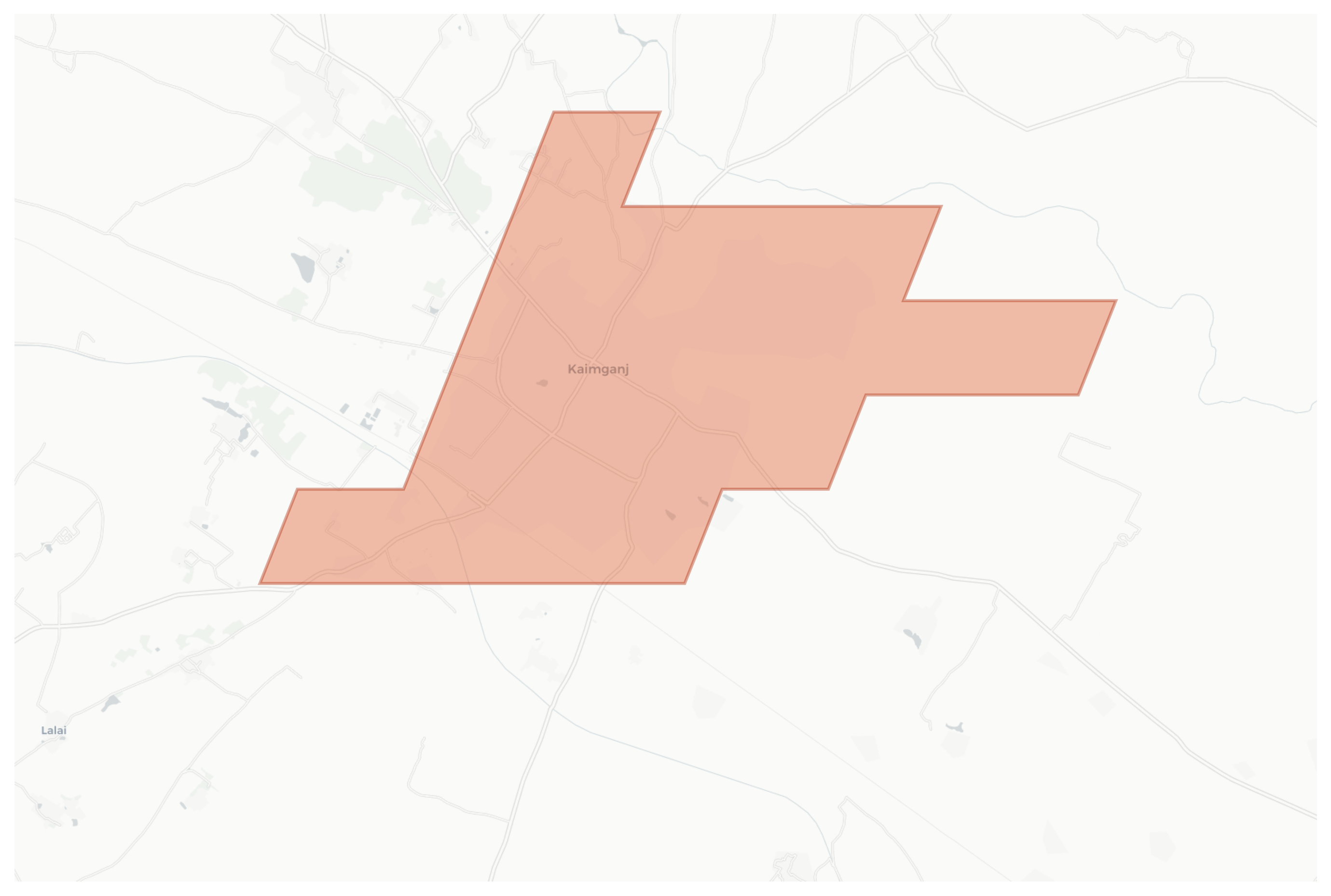 Kaimganj geographic map