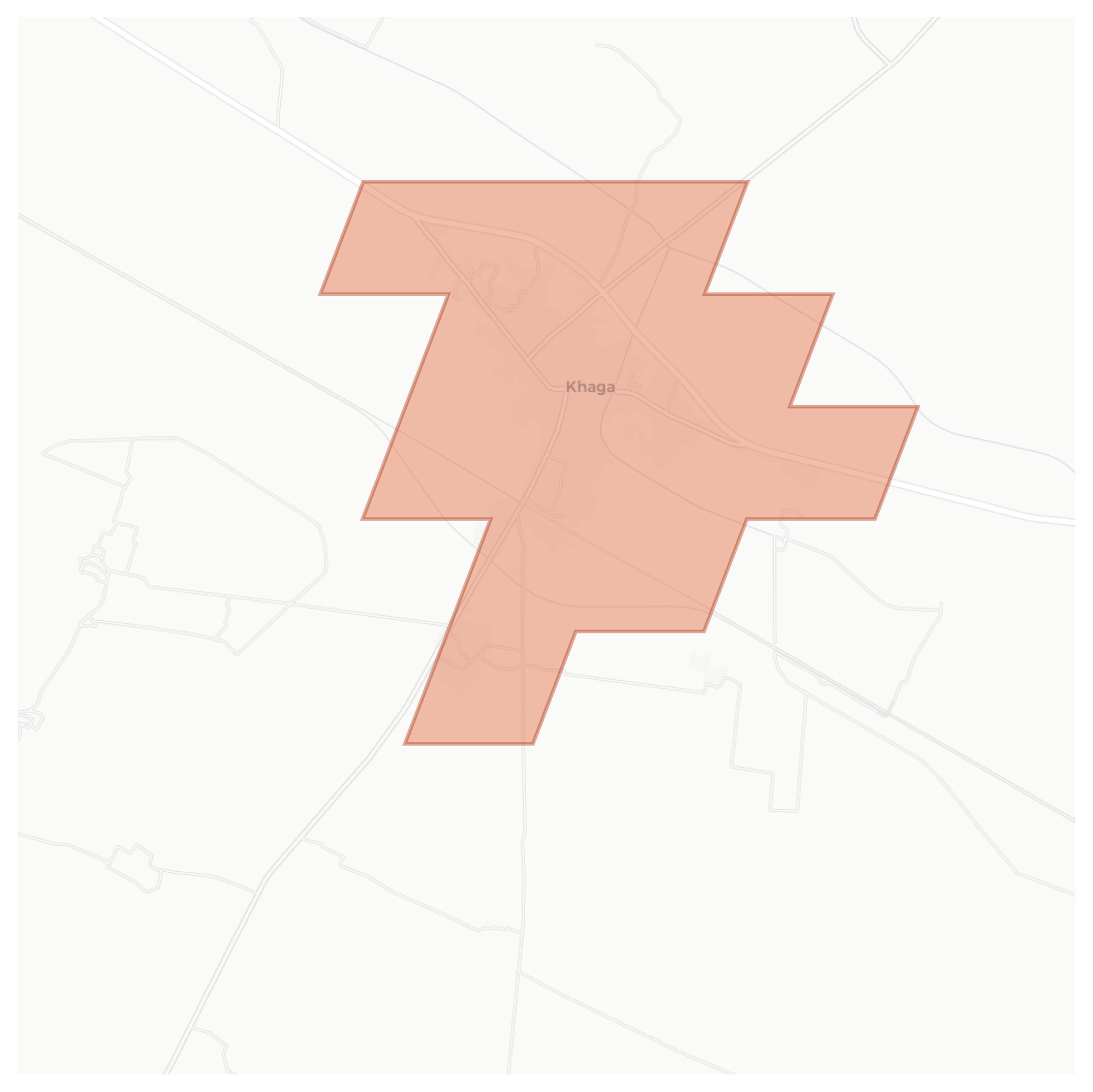 Khaga geographic map