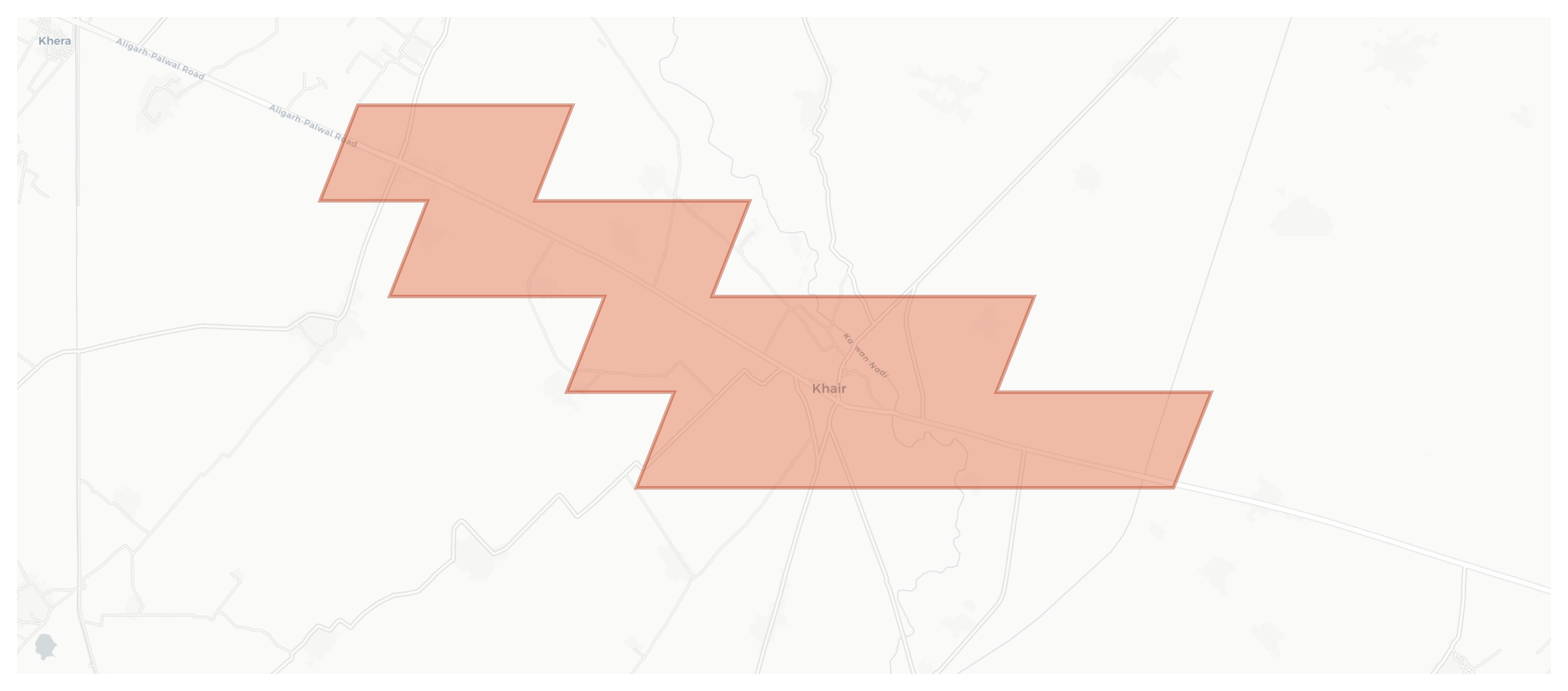 Khair geographic map