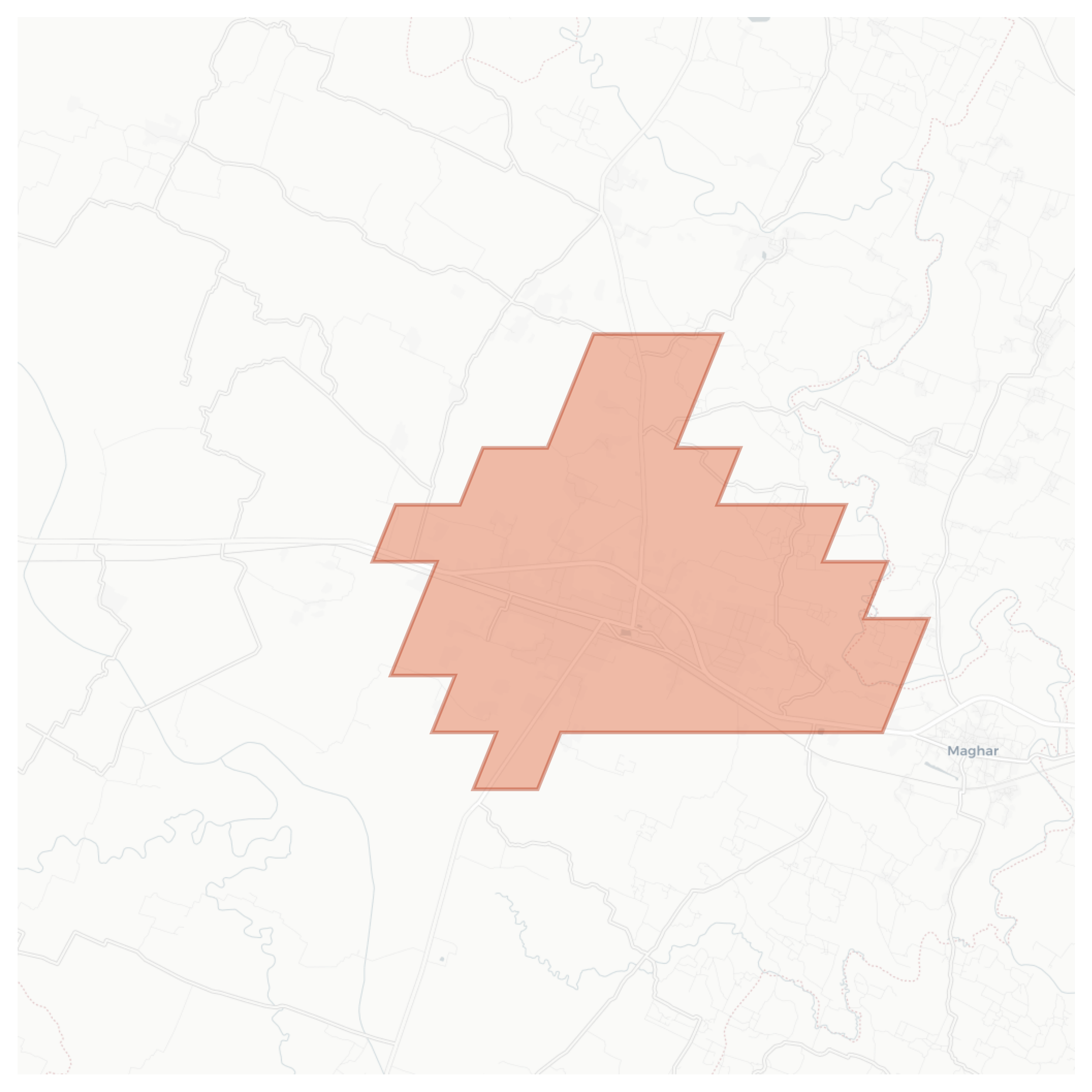 Khalilabad geographic map