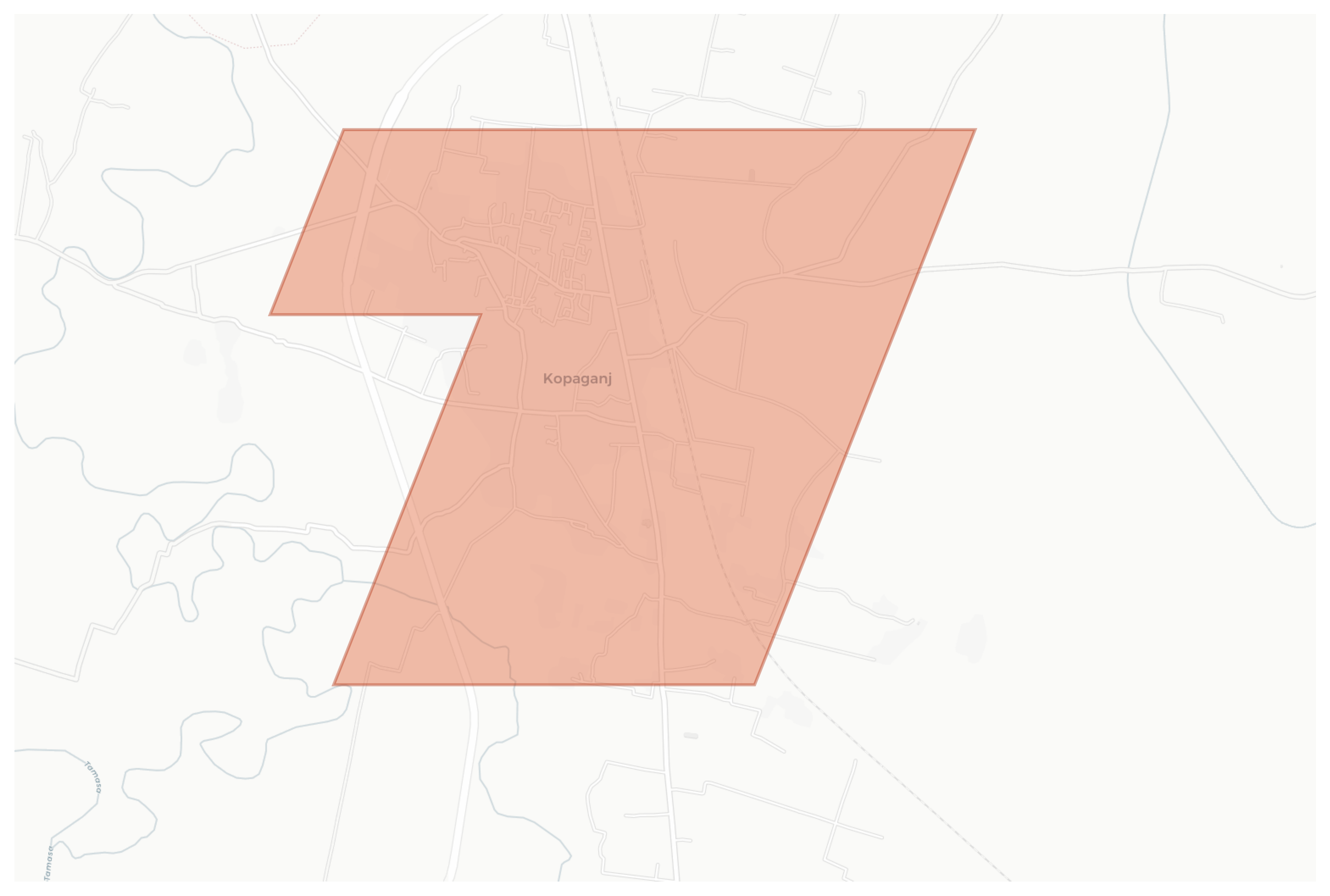 Kopaganj geographic map