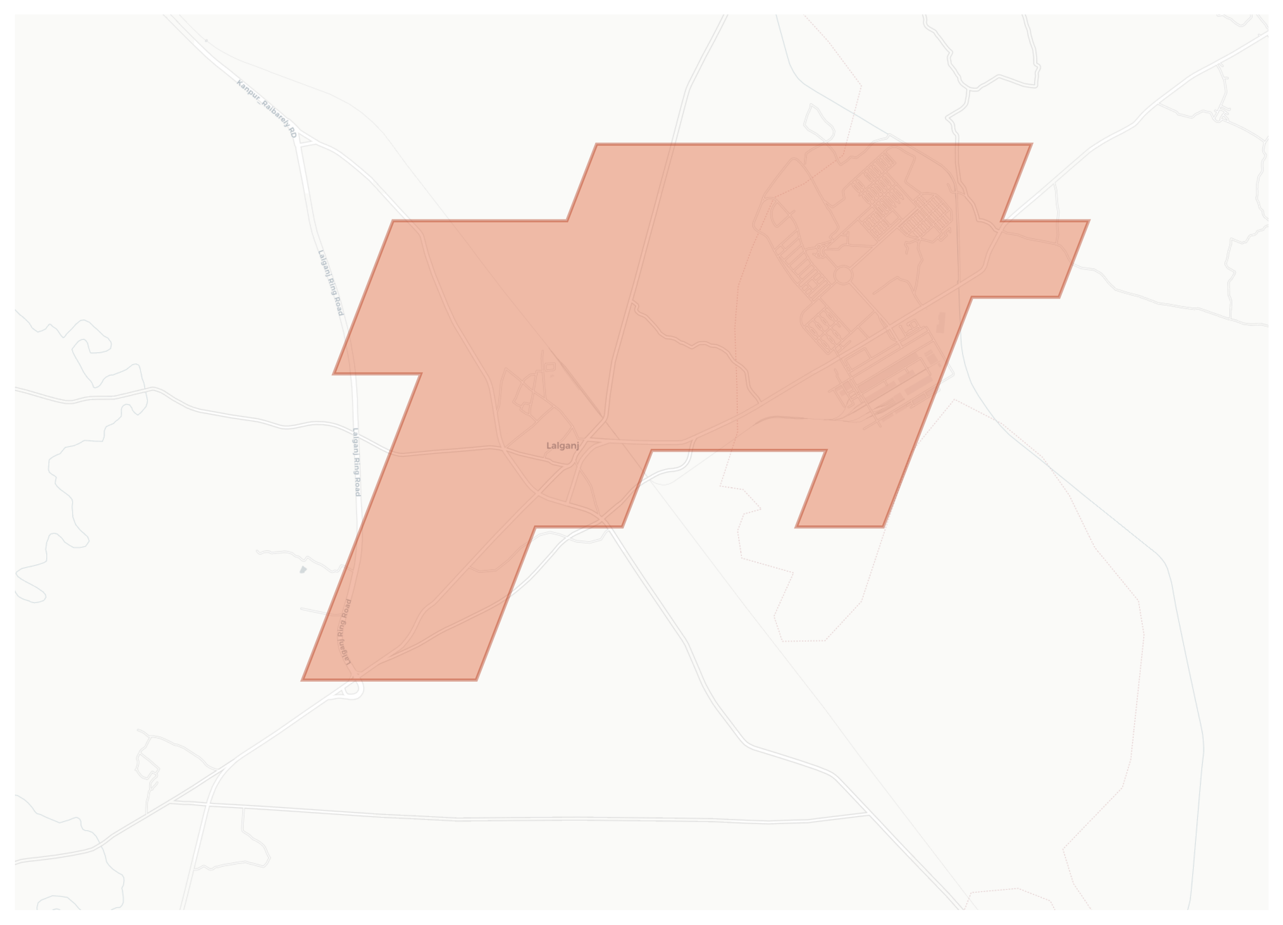 Lalganj geographic map