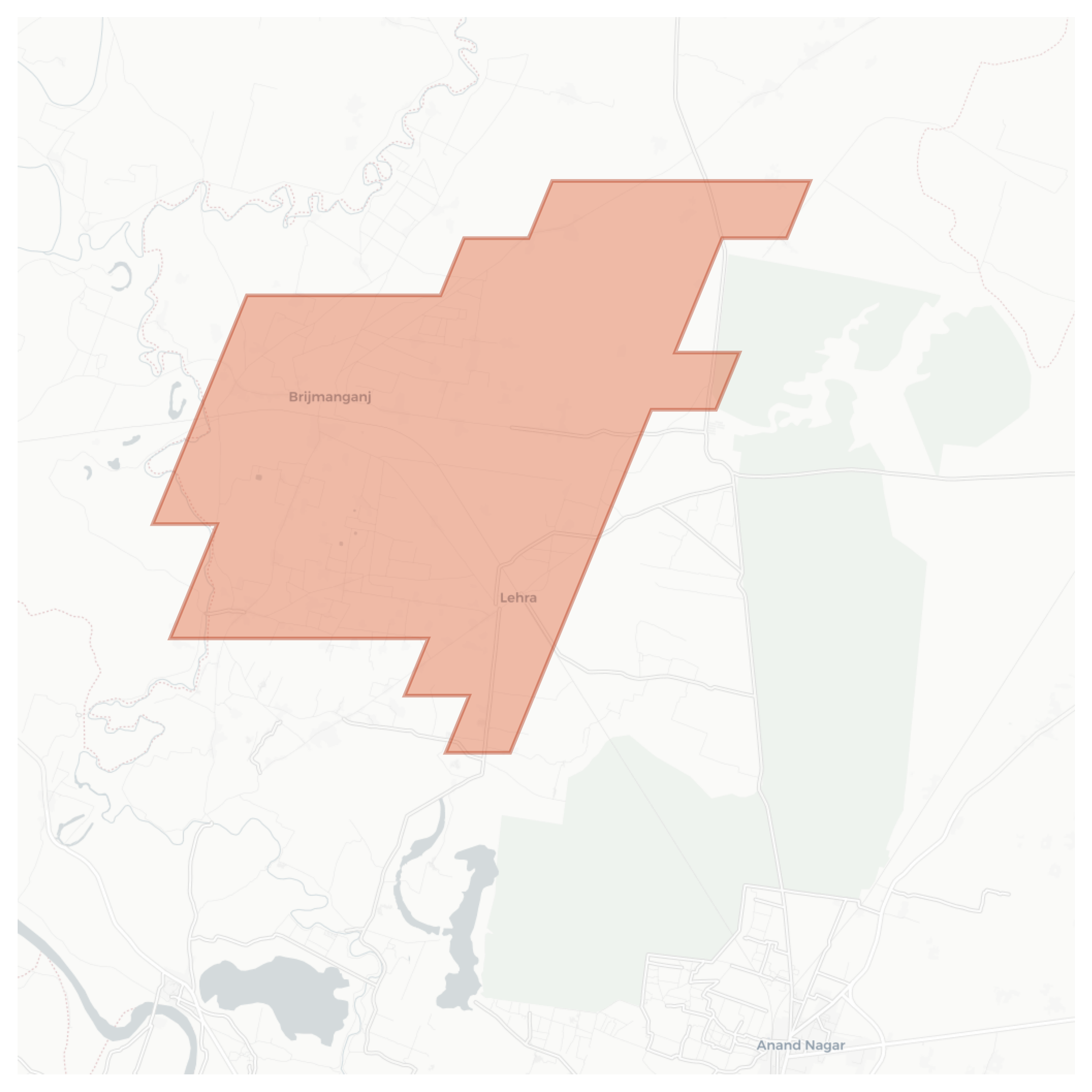 Lehra geographic map