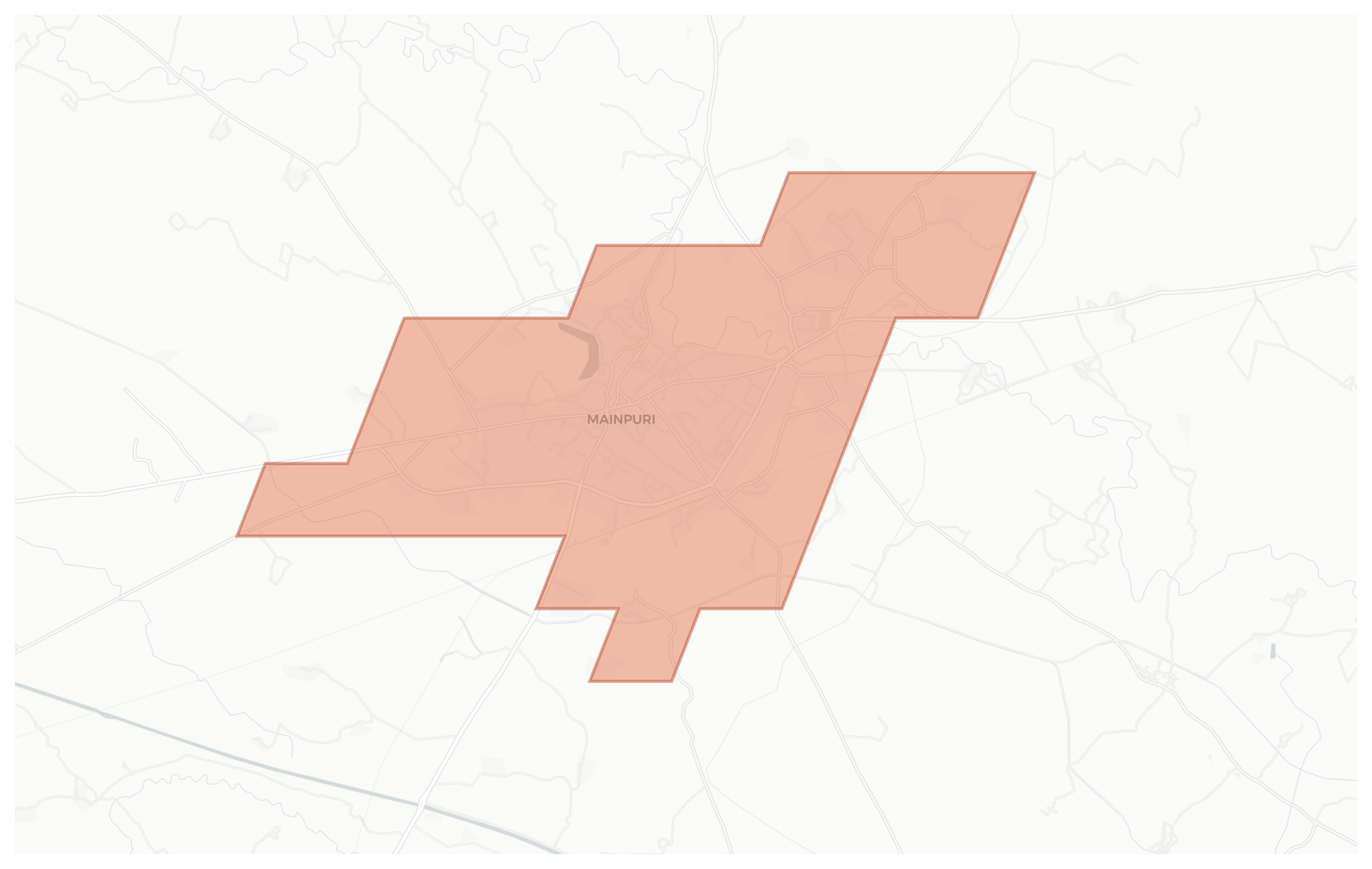 Mainpuri geographic map