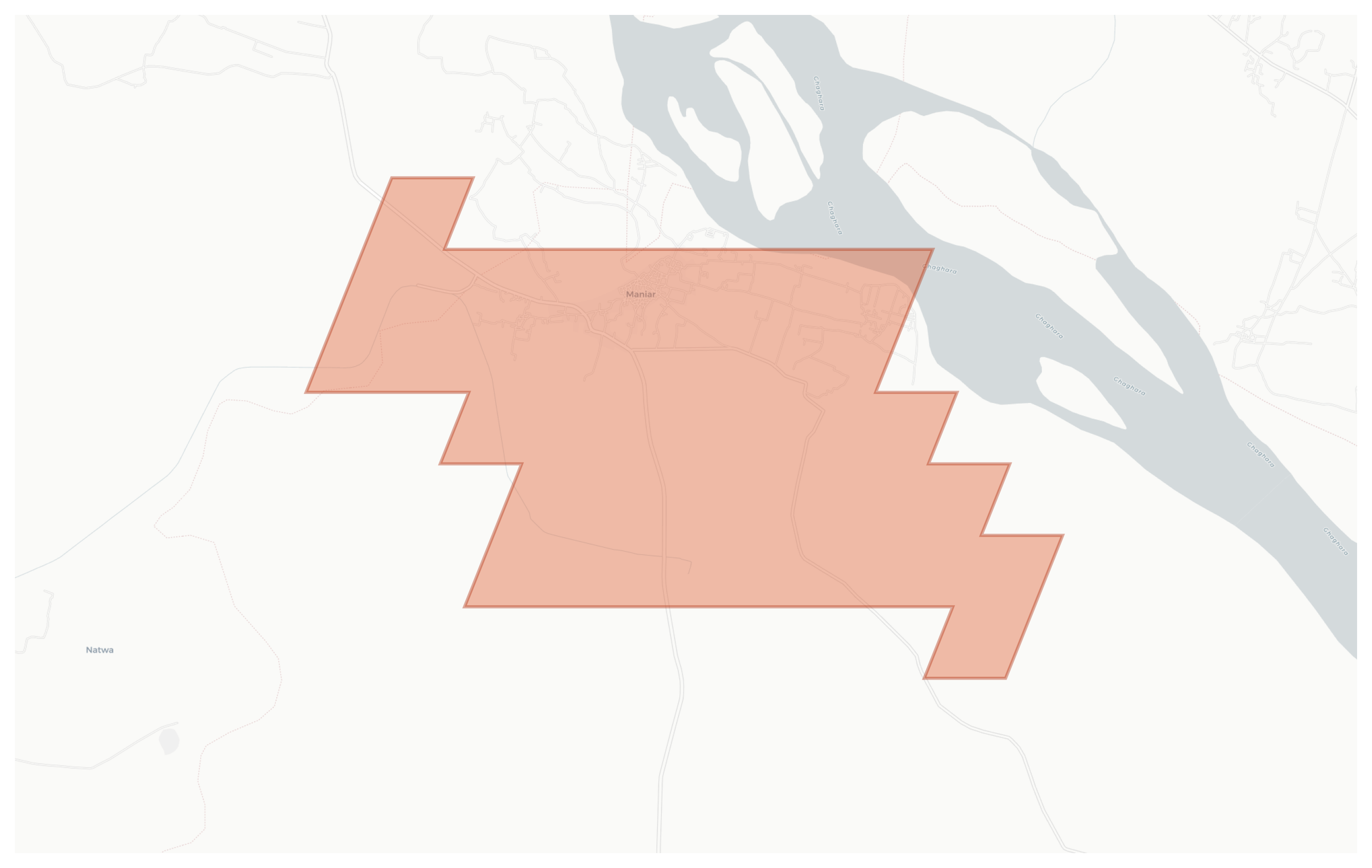 Maniar geographic map