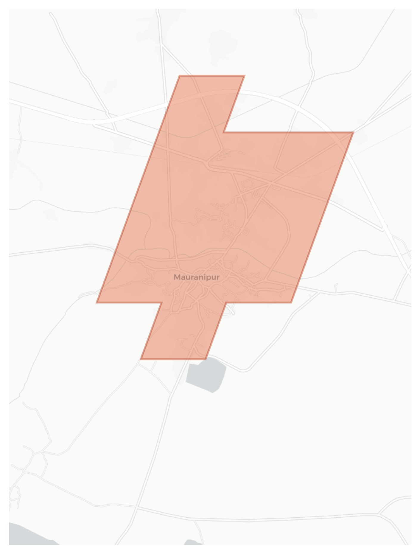 Mauranipur geographic map