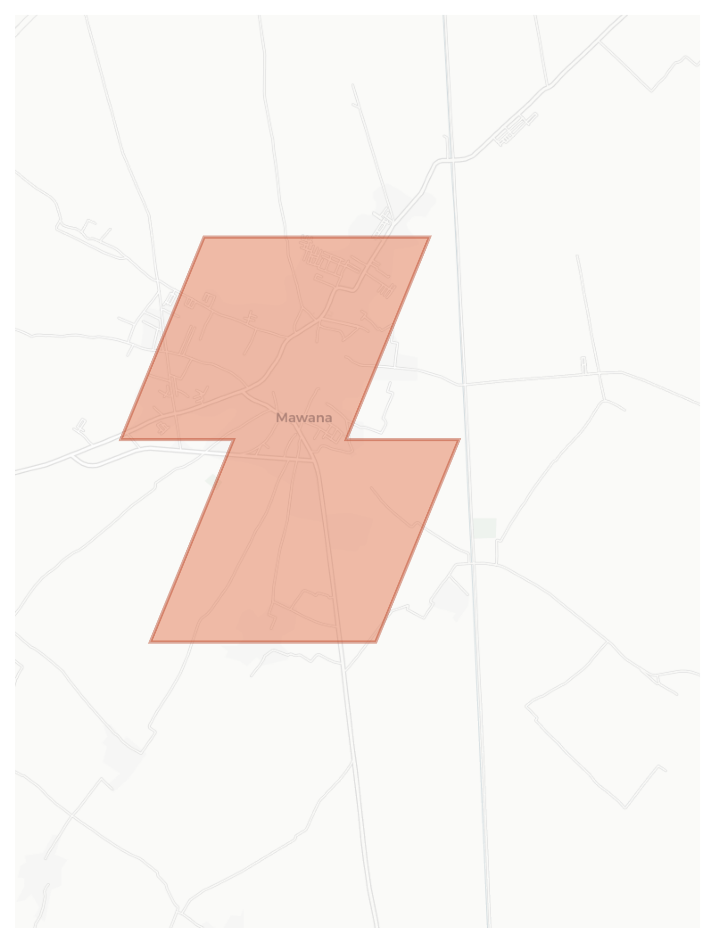 Mawana geographic map