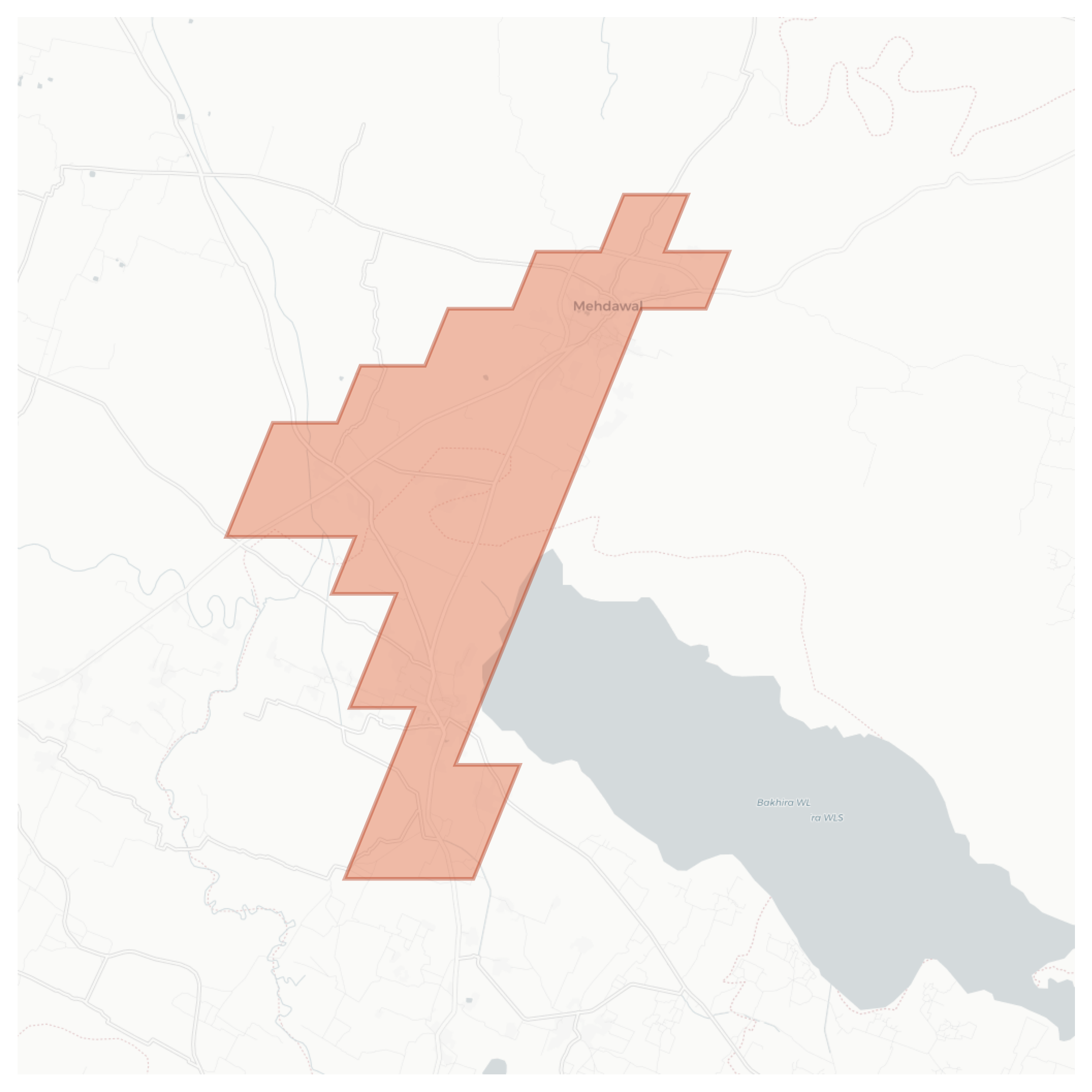 Mehdawal geographic map